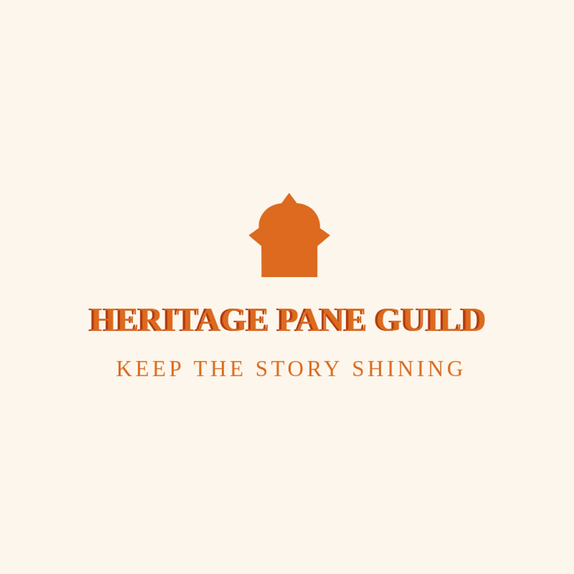 Heritage Pane Guild logo for stained glass
