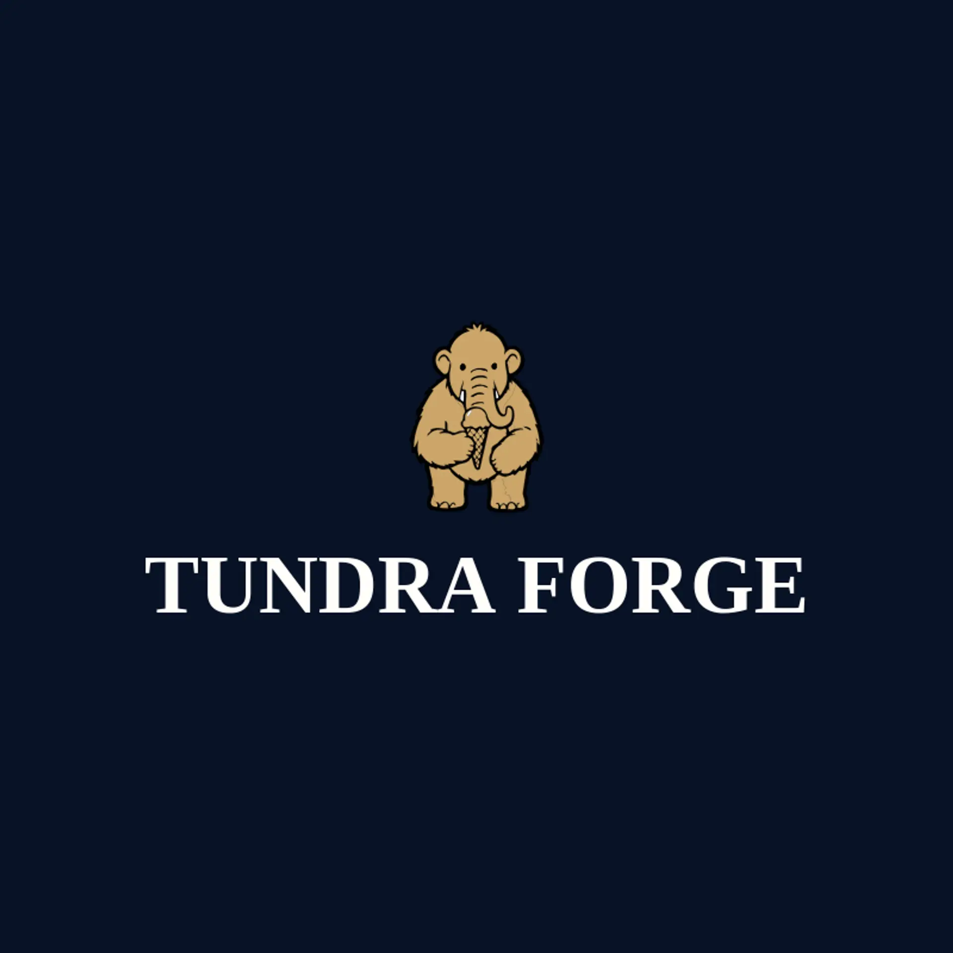 Tundra Forge logo for mammoth