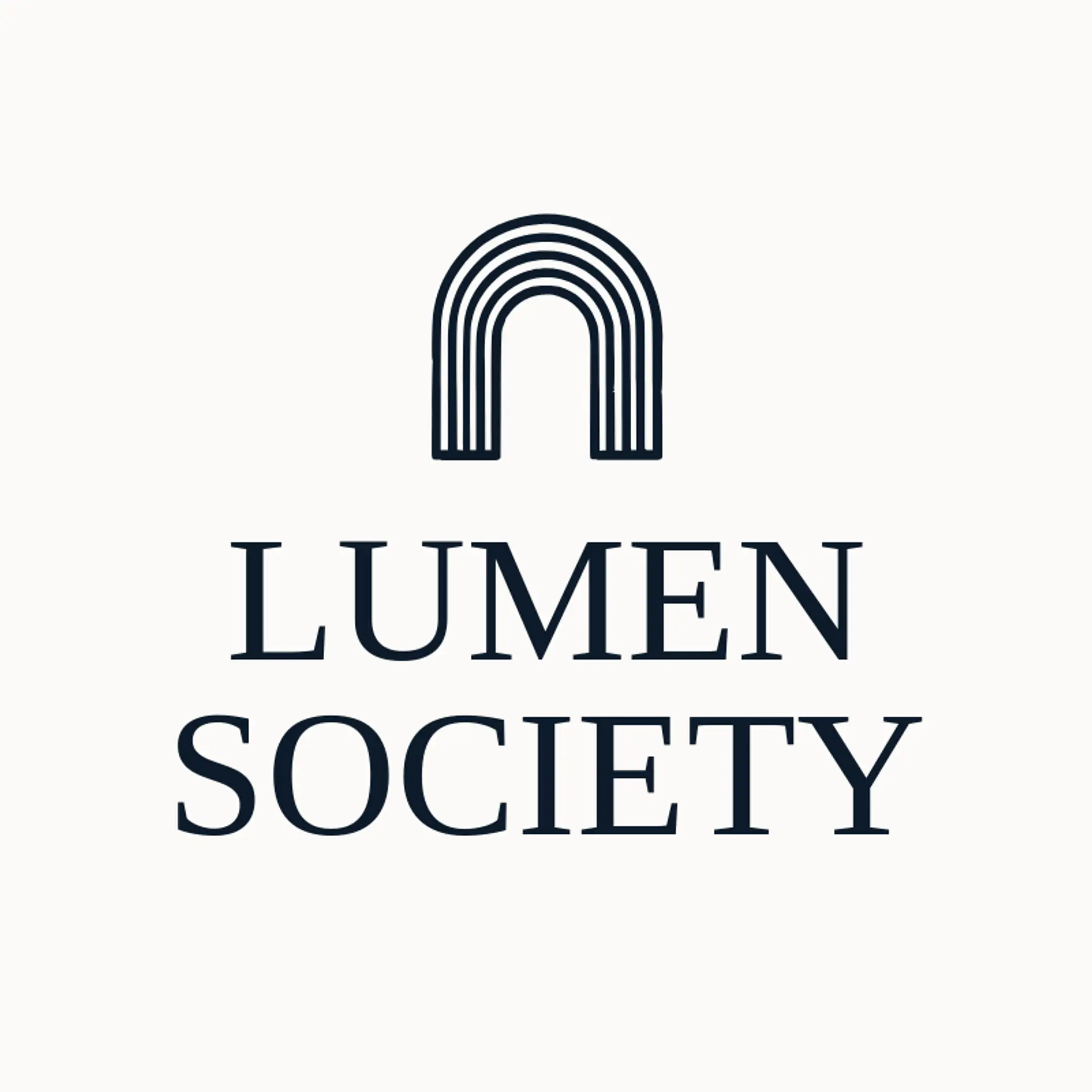 Lumen Society logo for art deco