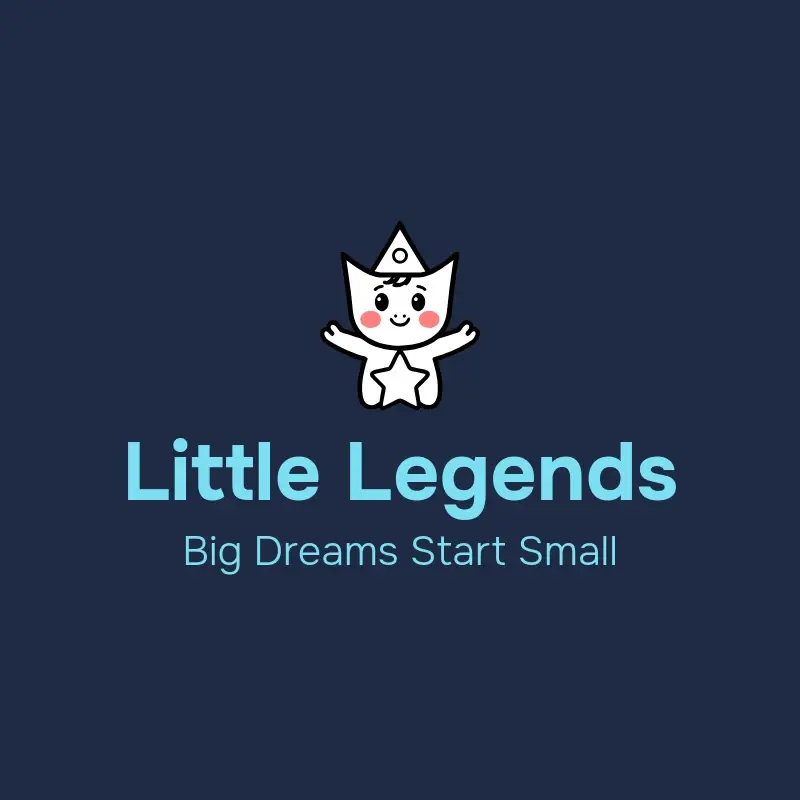 The daycare name Little Legends as a branded logo with a single color icon