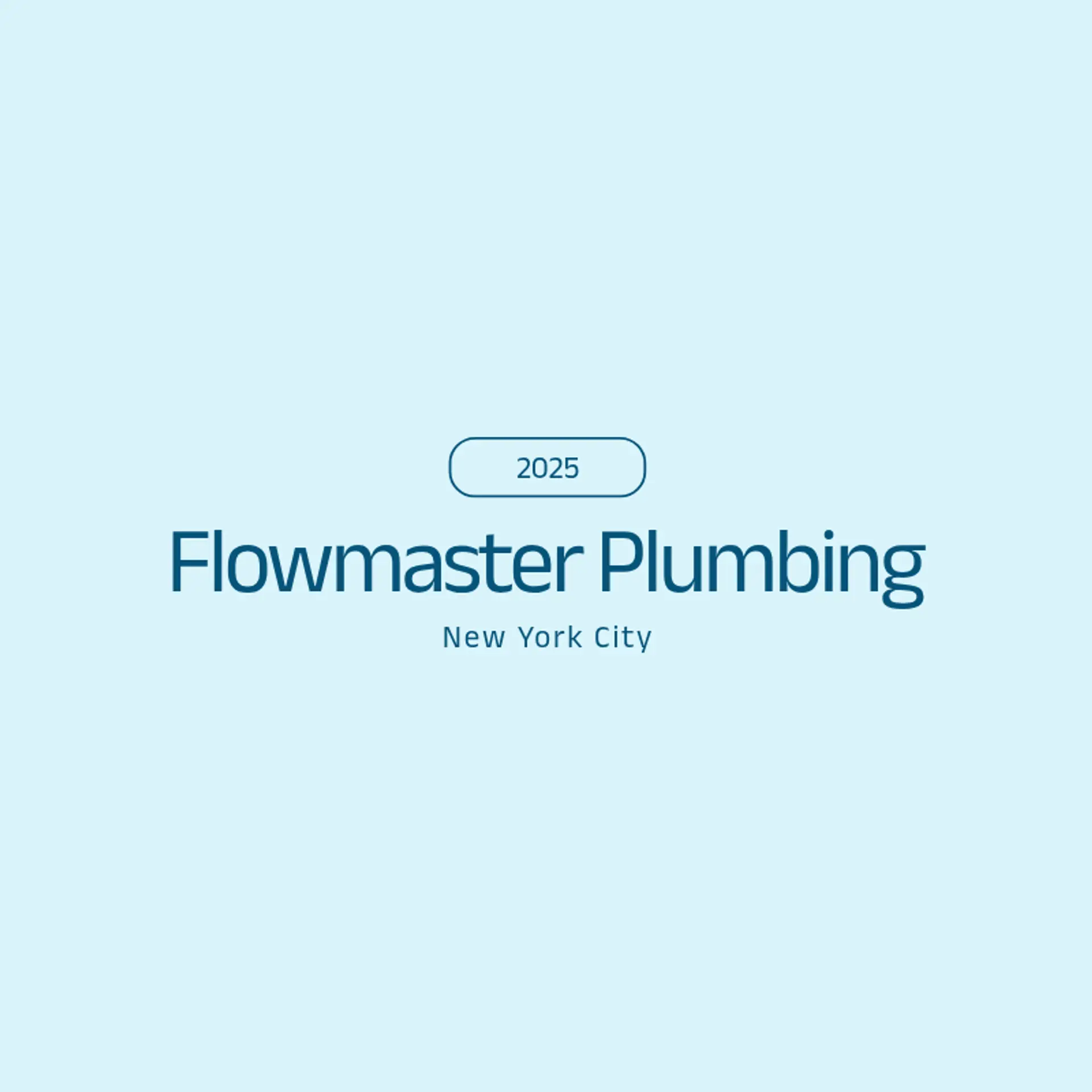 FlowRight Plumbing Solutions logo for plumbing