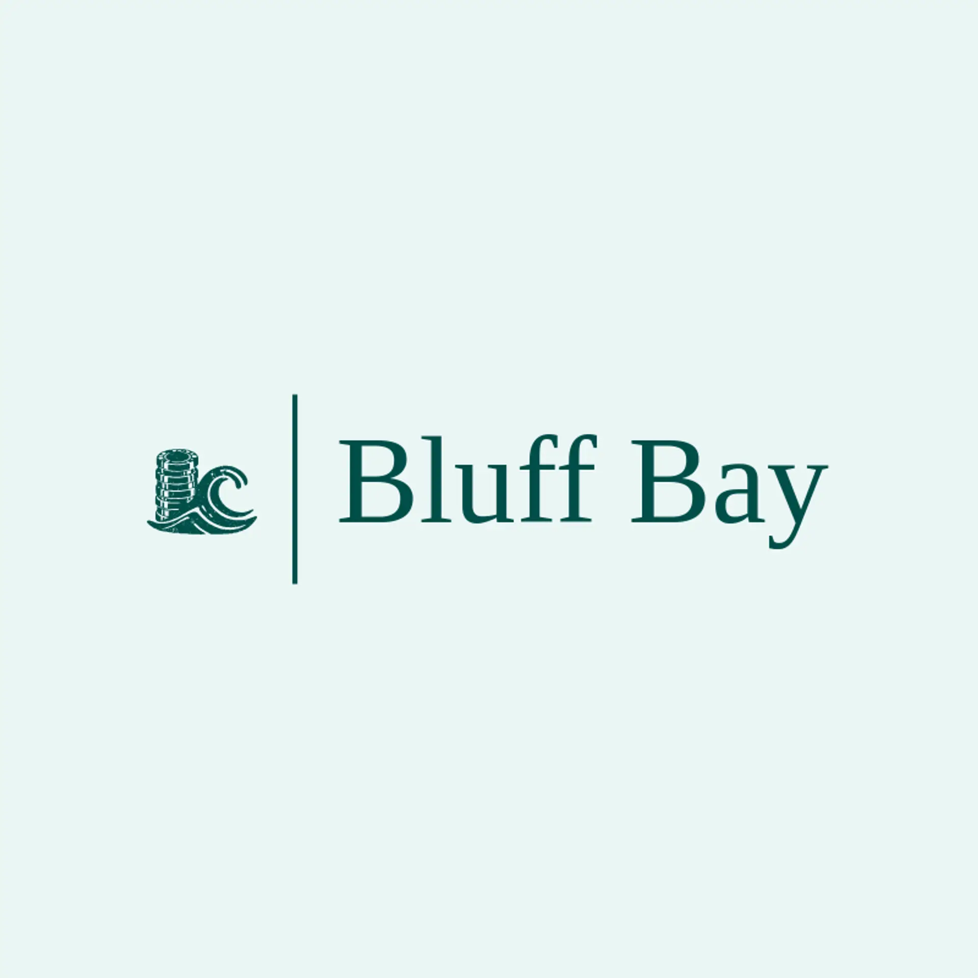 Bluff Bay logo for poker