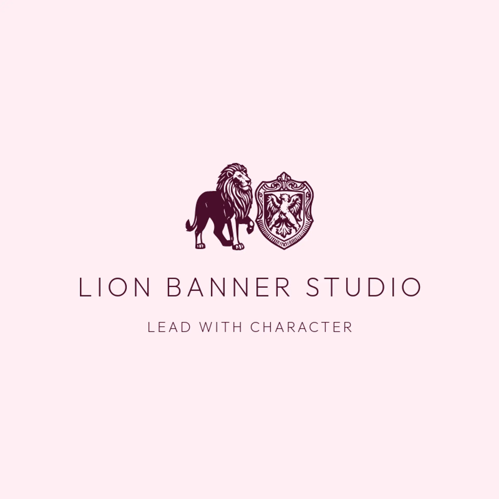 Lion Banner Studio logo for crest