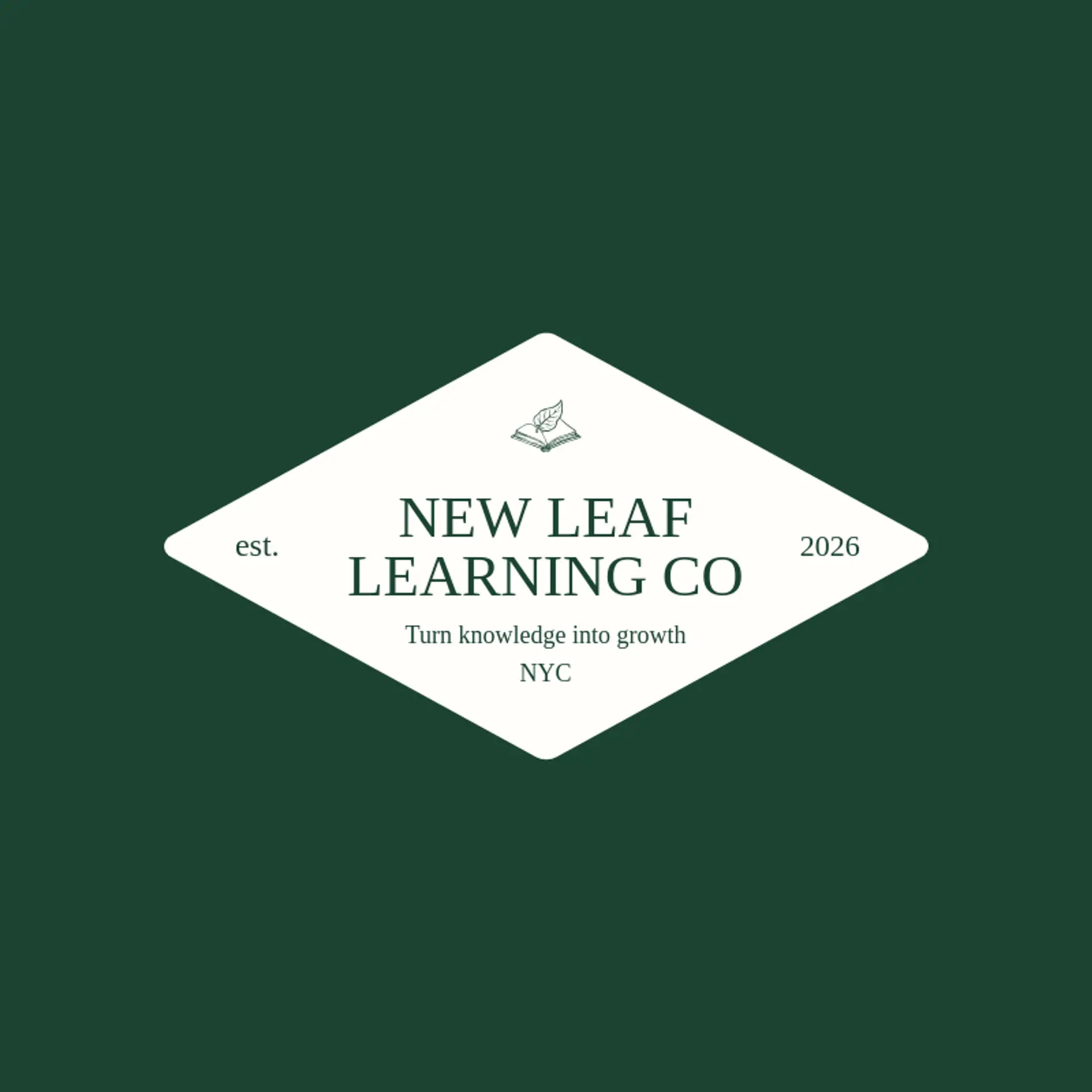 New Leaf Learning Co logo for class