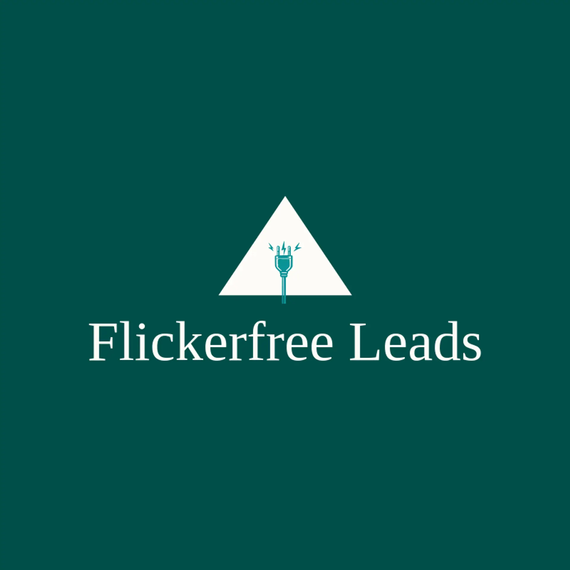 Flickerfree Leads logo for plug
