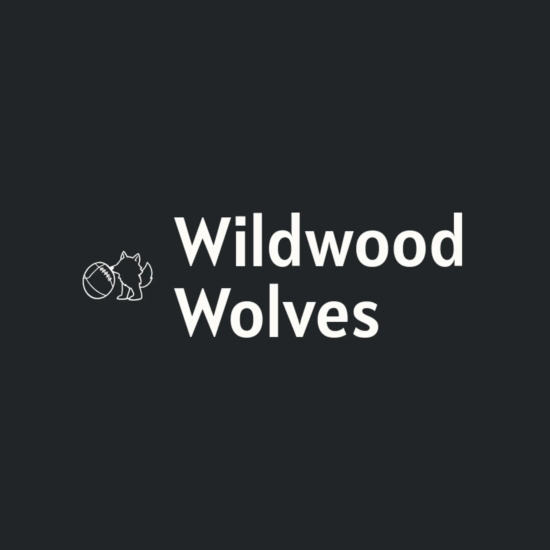 Wildwood Wolves logo for football team