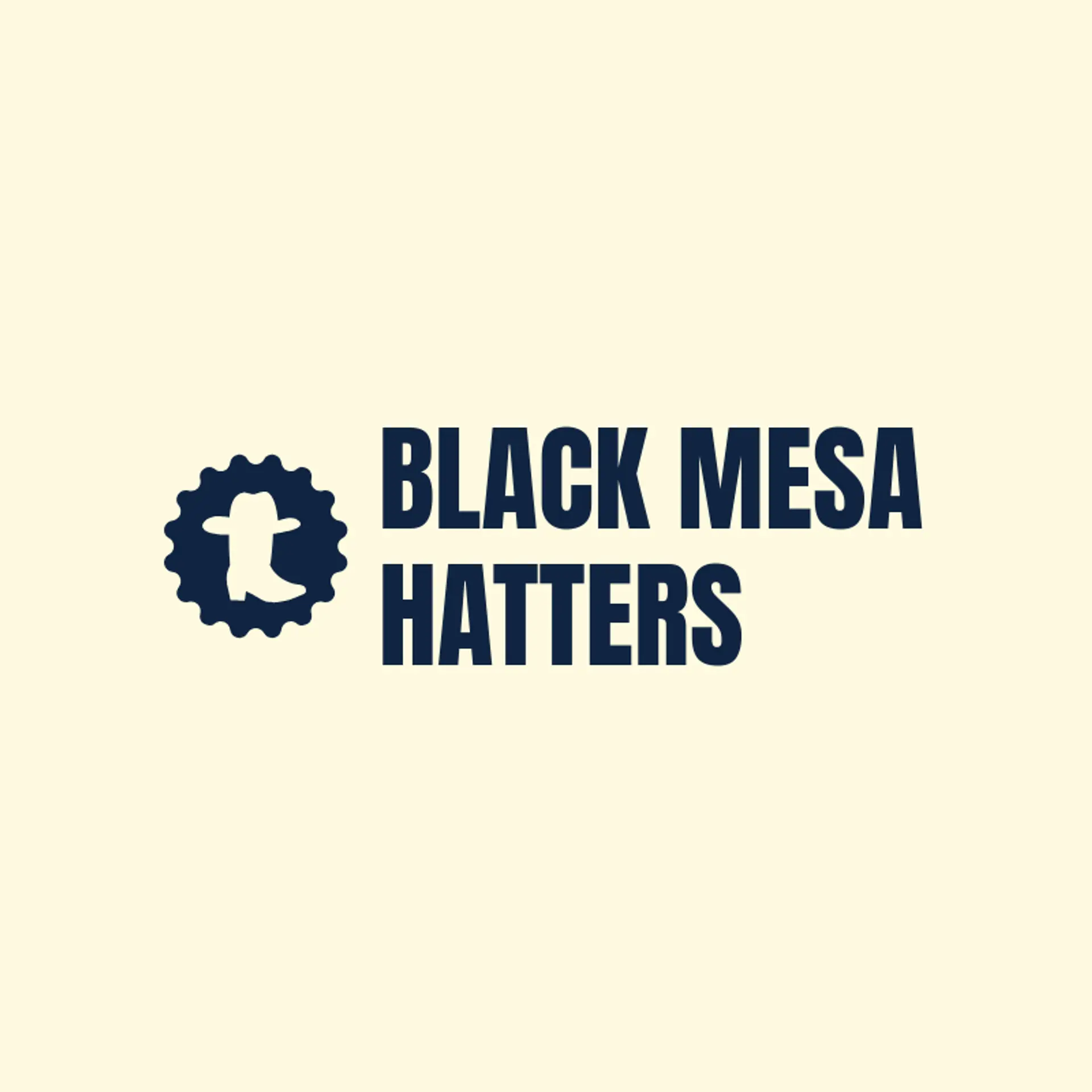 Black Mesa Hatters logo for cowboy hat