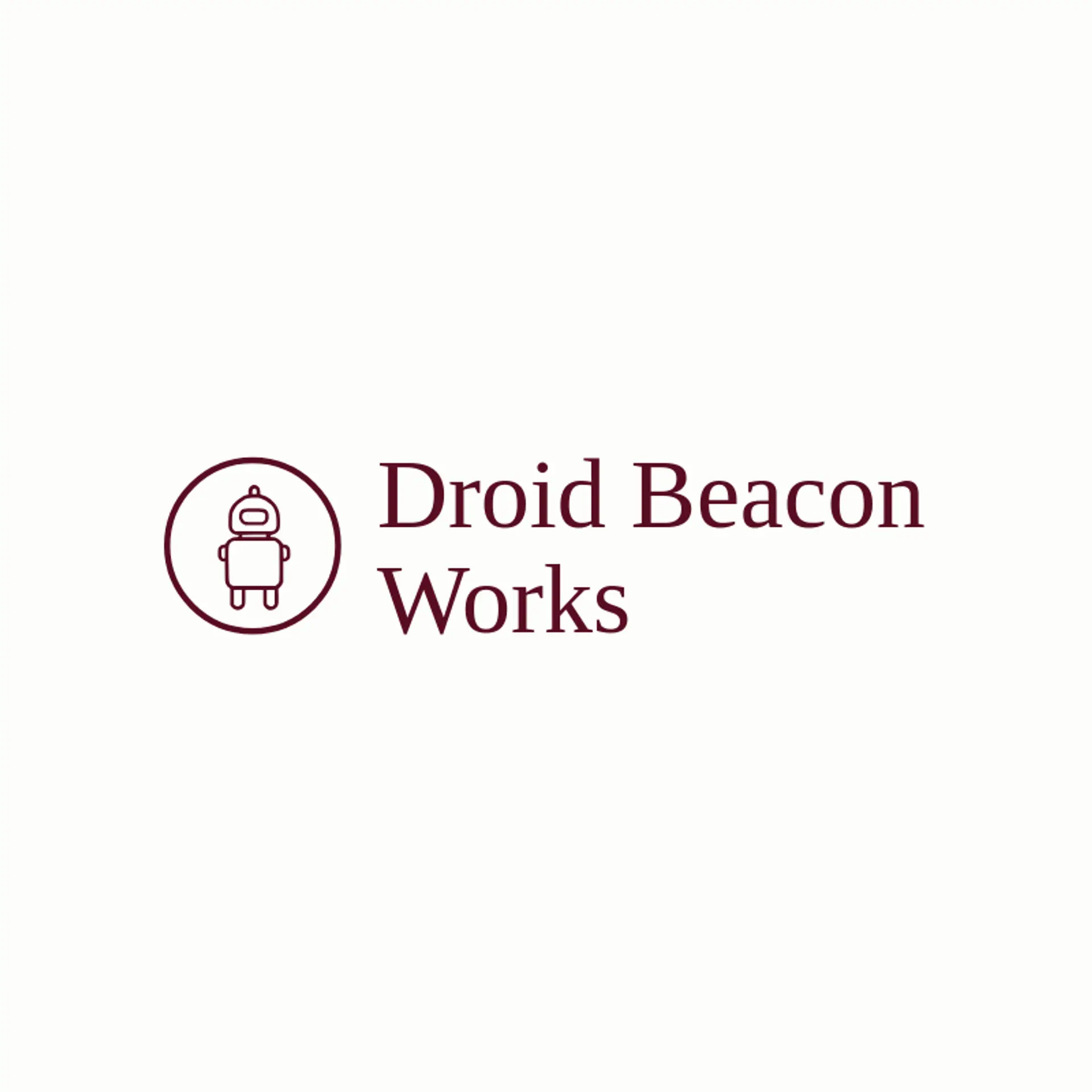 Droid Beacon Works logo for droid