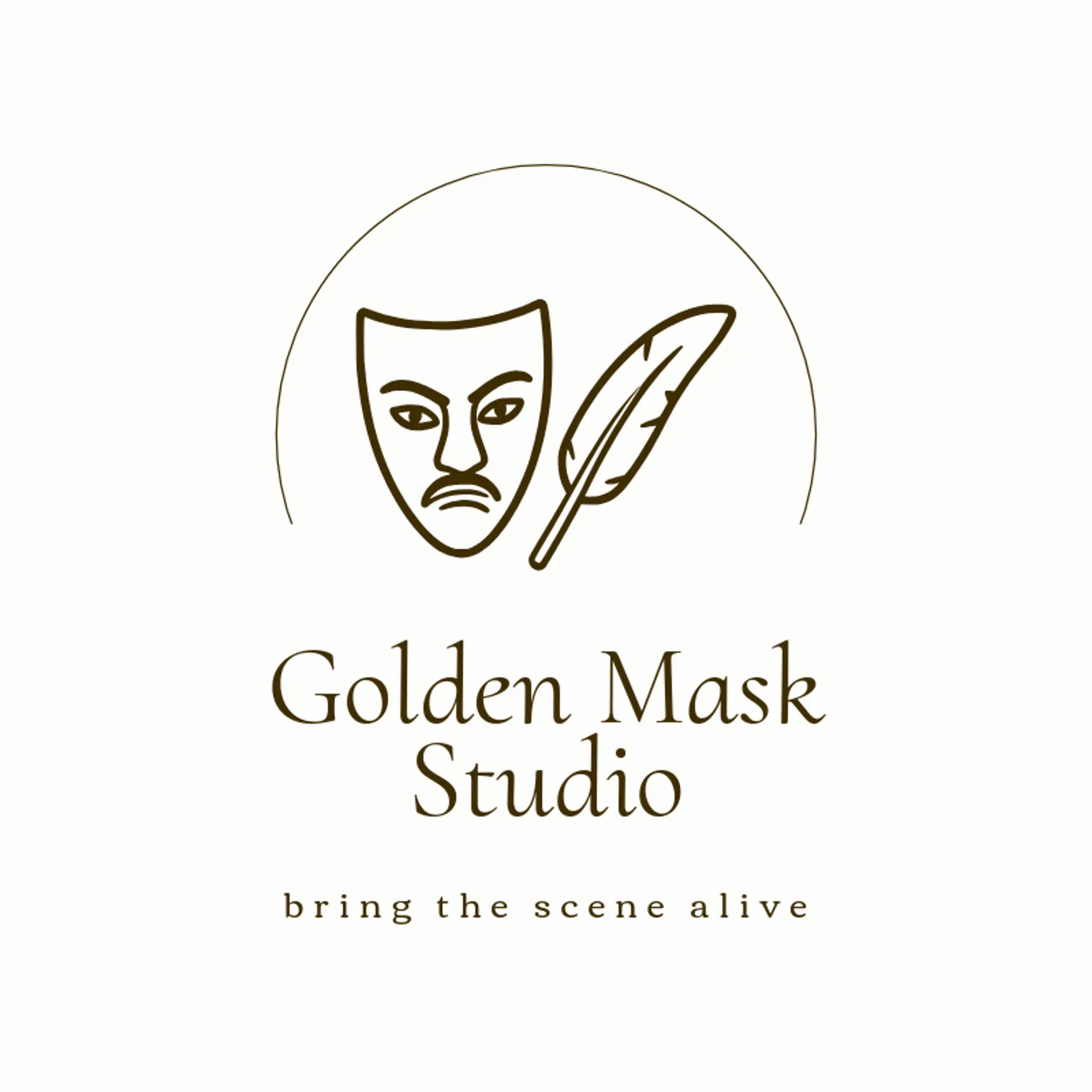 Golden Mask Studio logo for drama