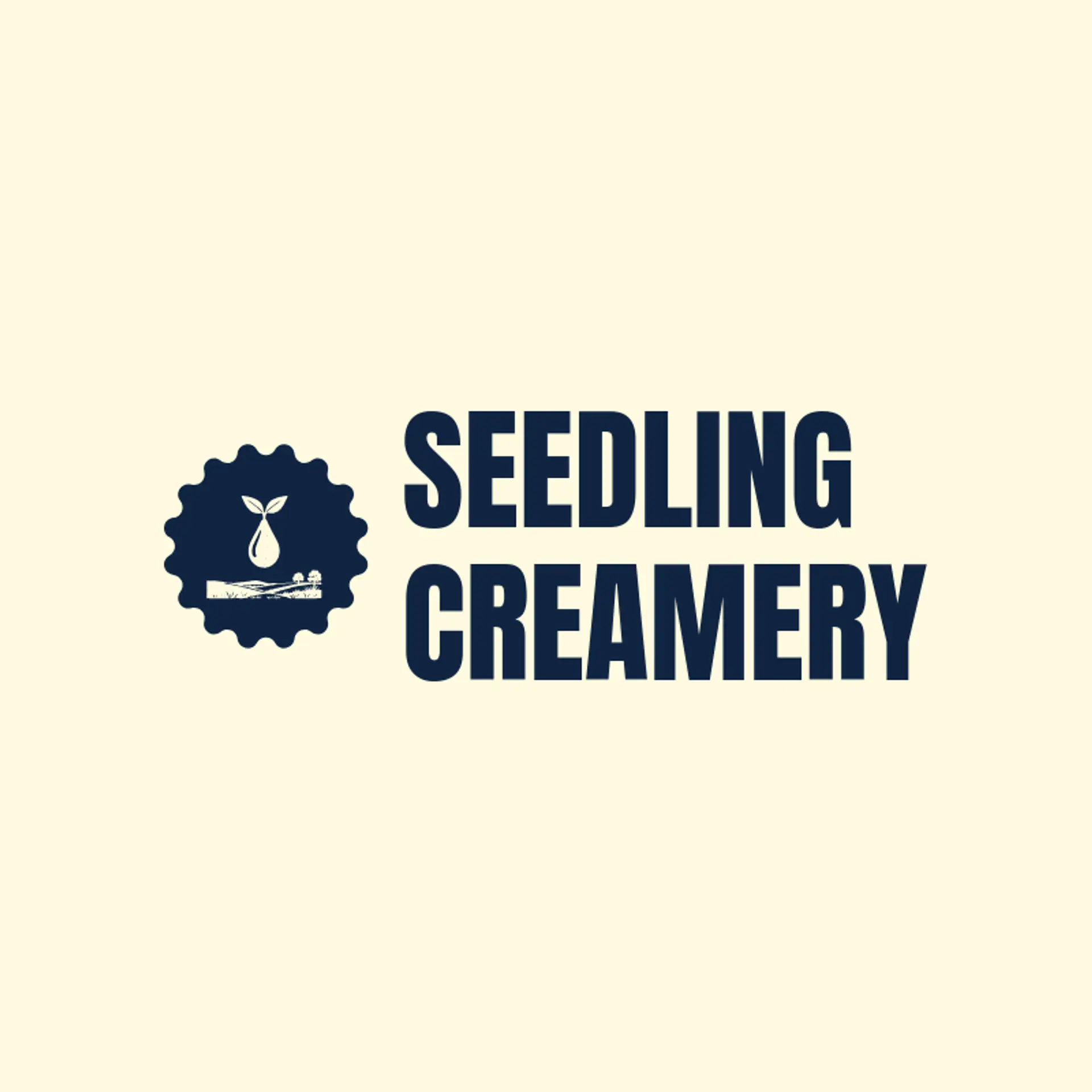 Seedling Creamery logo for milk