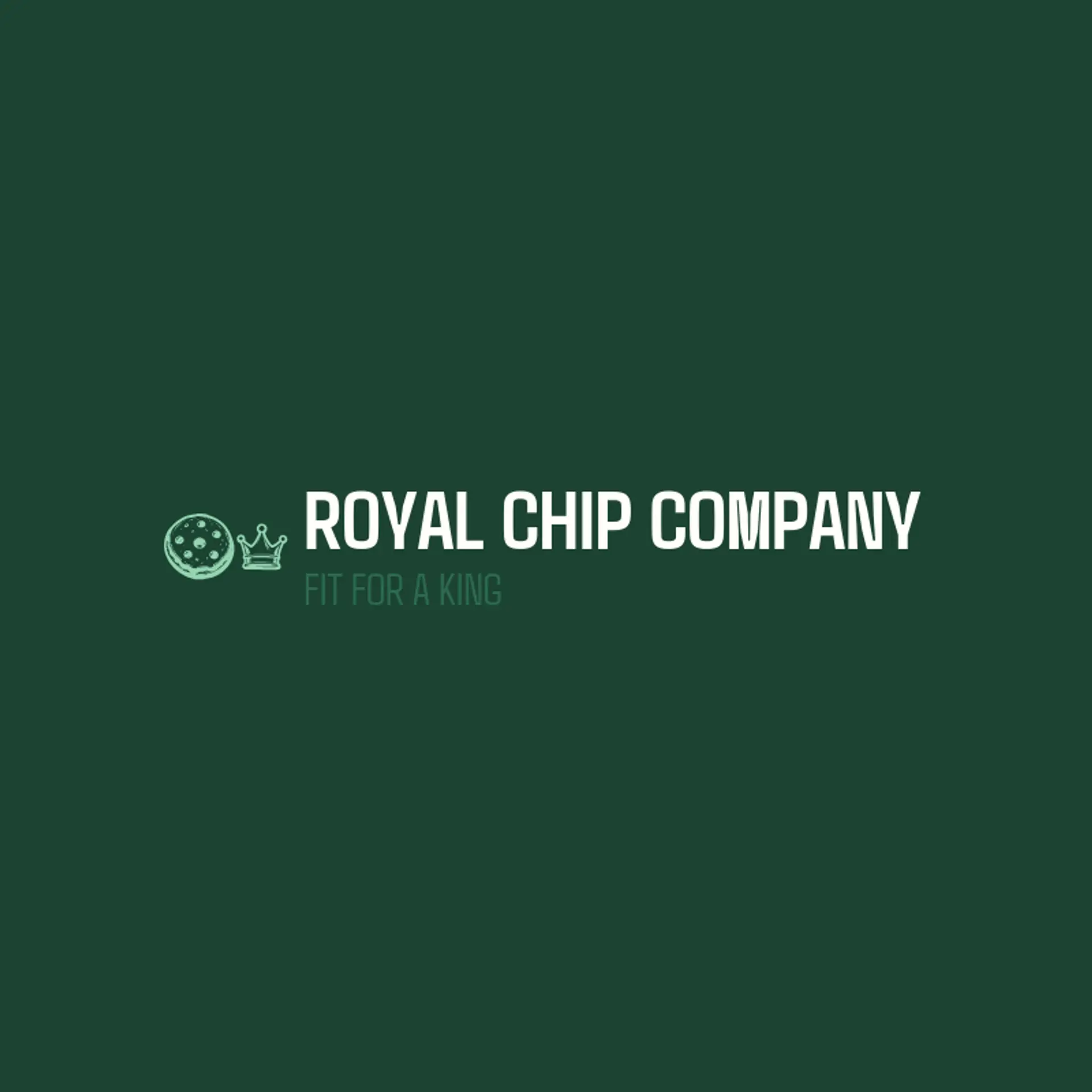 Royal Chip Company logo for cookie