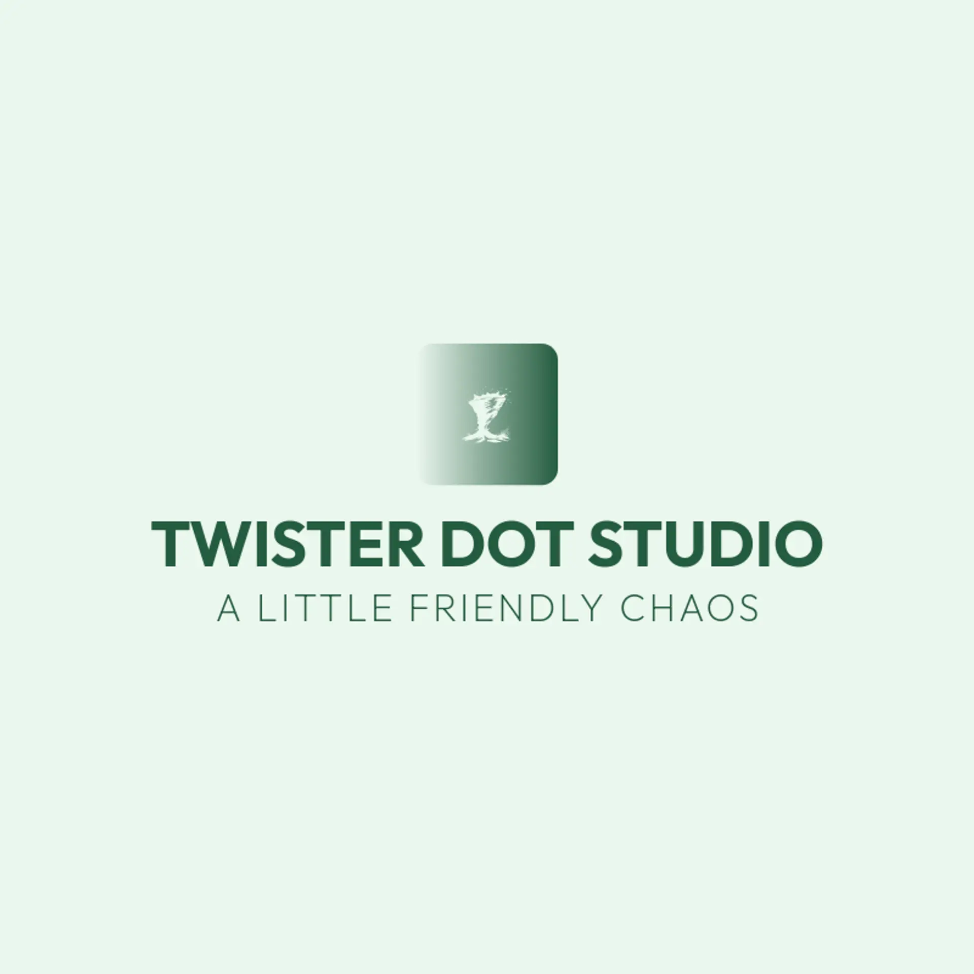 Twister Dot Studio logo for twister