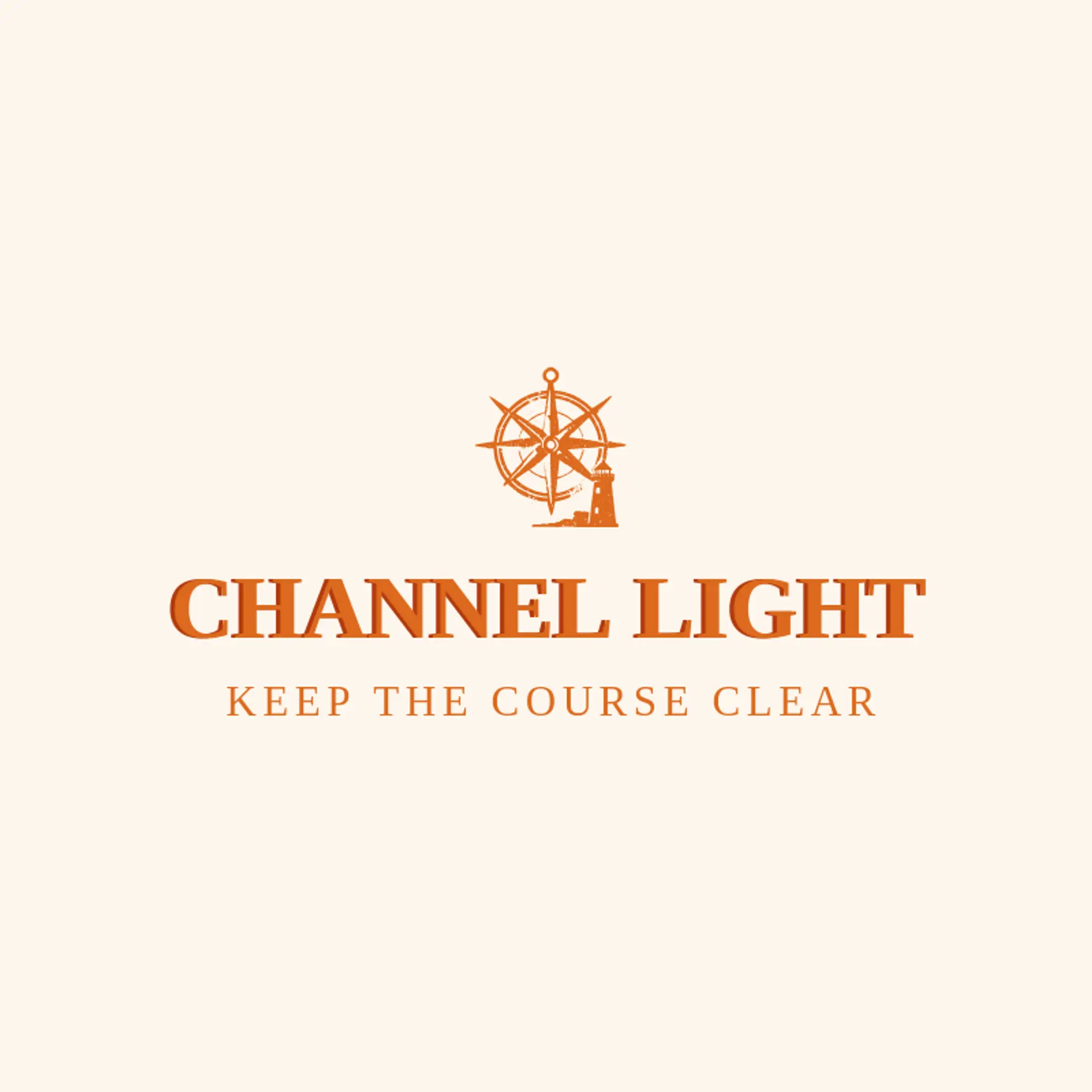 Channel Light logo for lighthouse