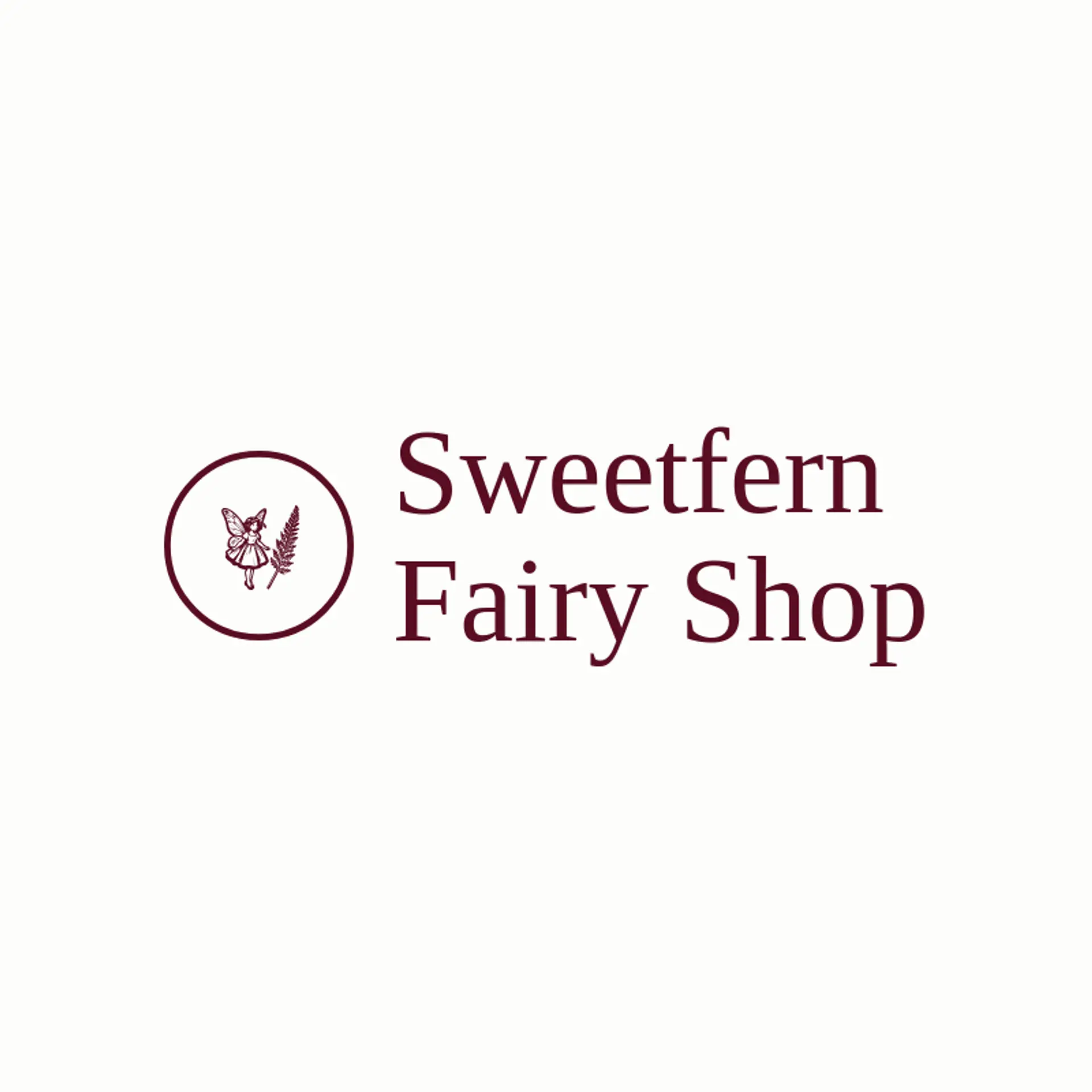 Sweetfern Fairy Shop logo for fairy