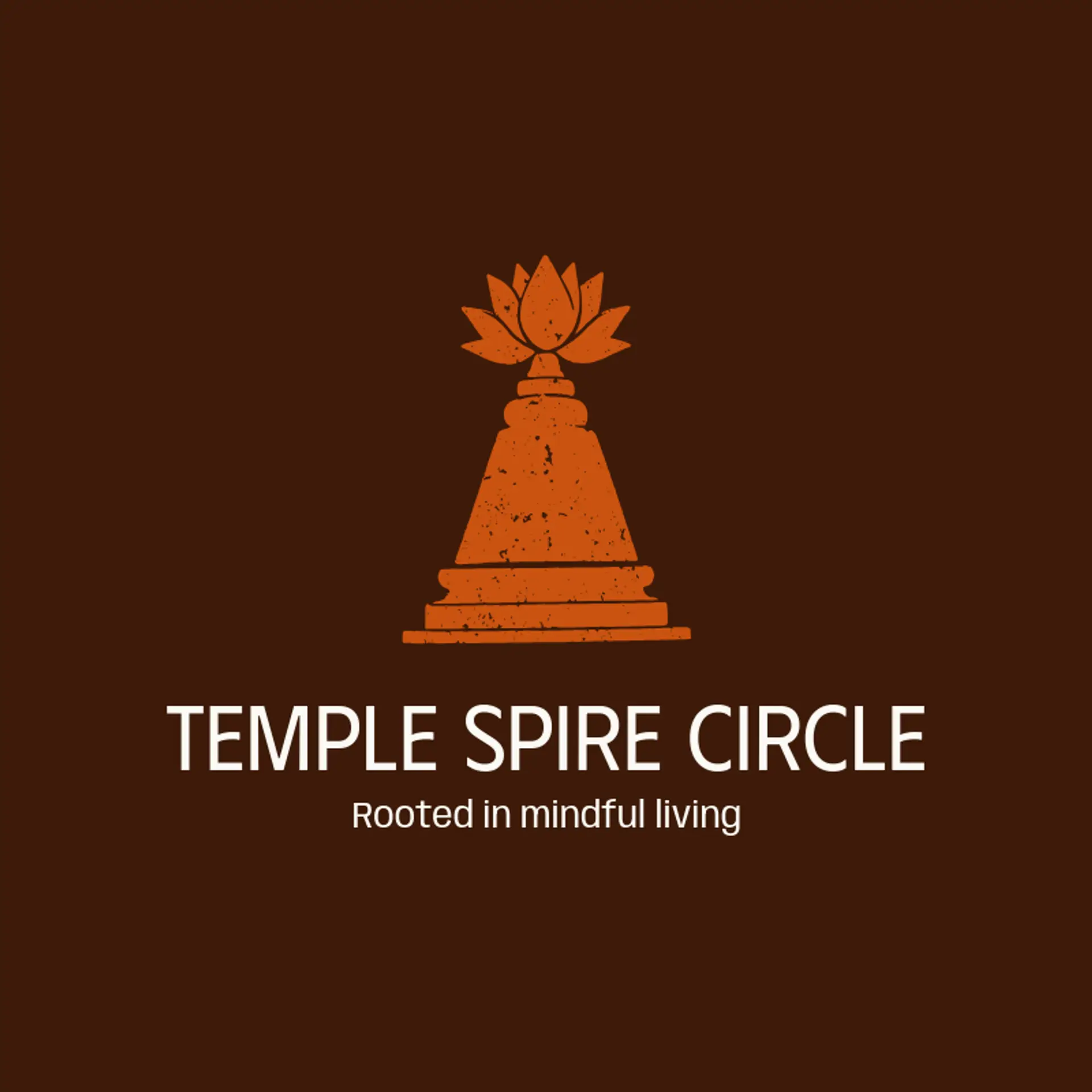 Temple Spire Circle logo for jainism
