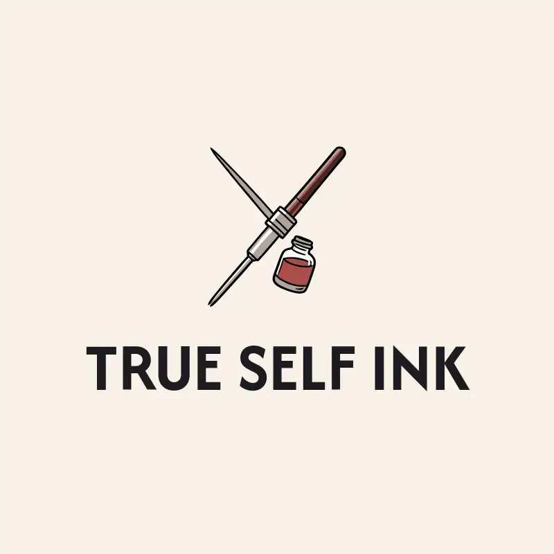 The artist name True Self Ink as a branded logo with a color icon