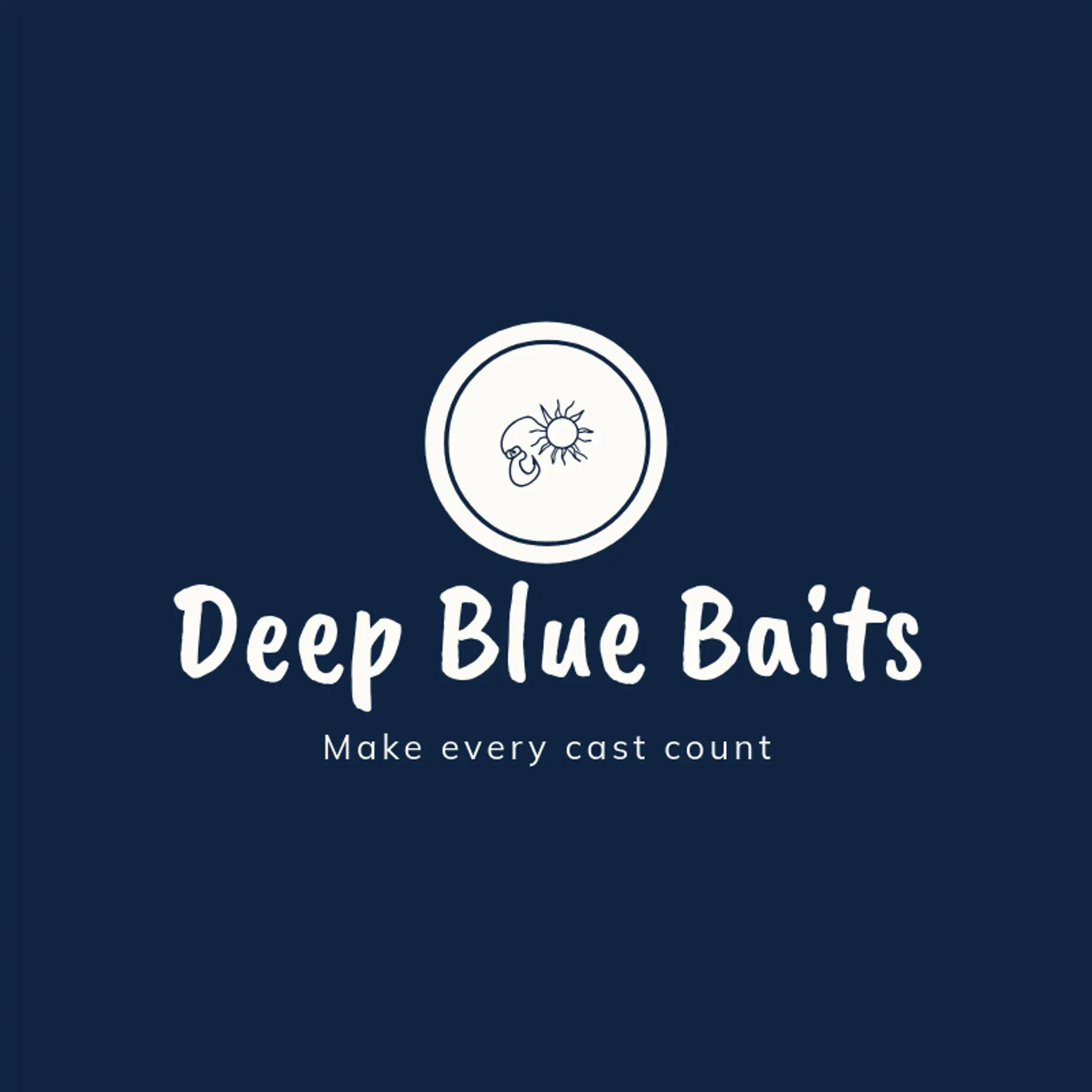 Deep Blue Baits logo for fishing