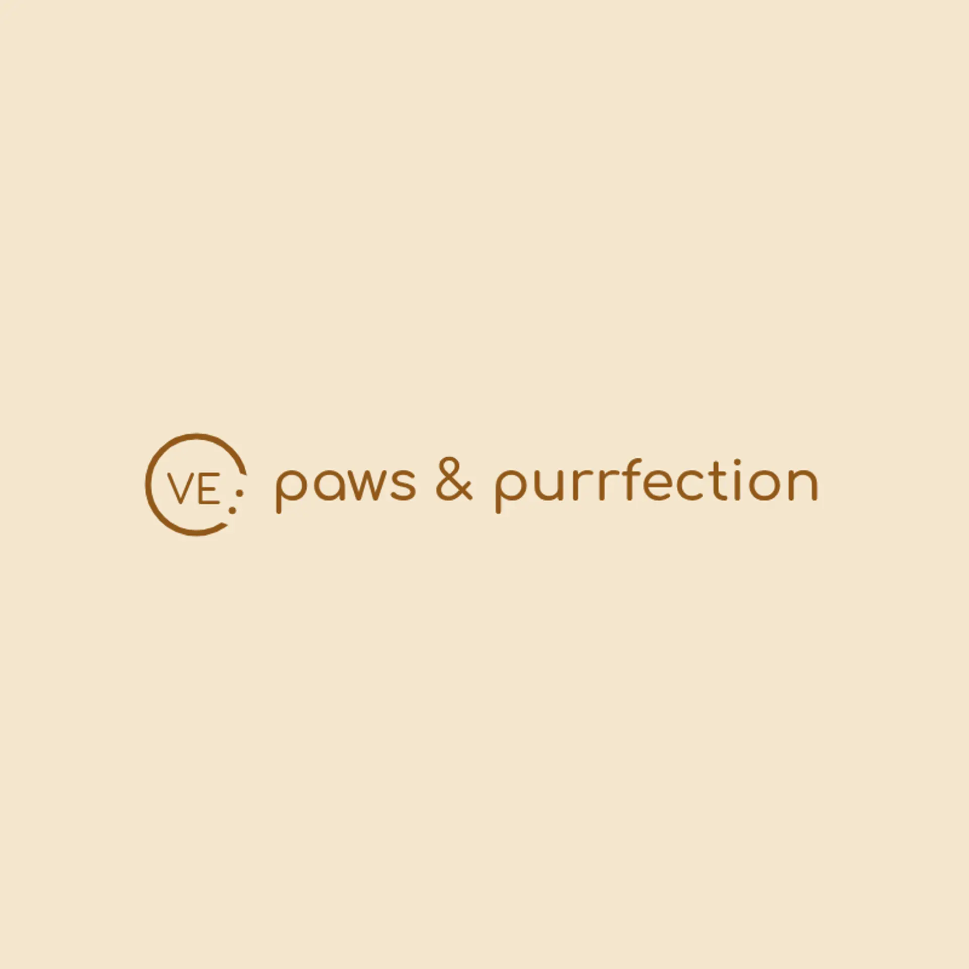 Pampered Paws logo for pet grooming