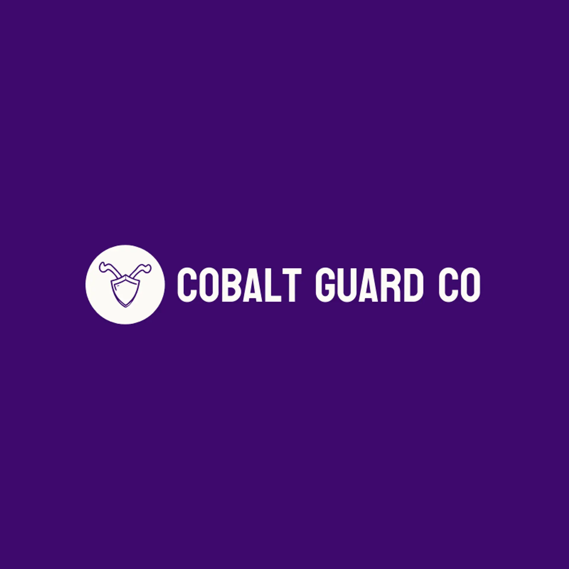 Cobalt Guard Co logo for cctv