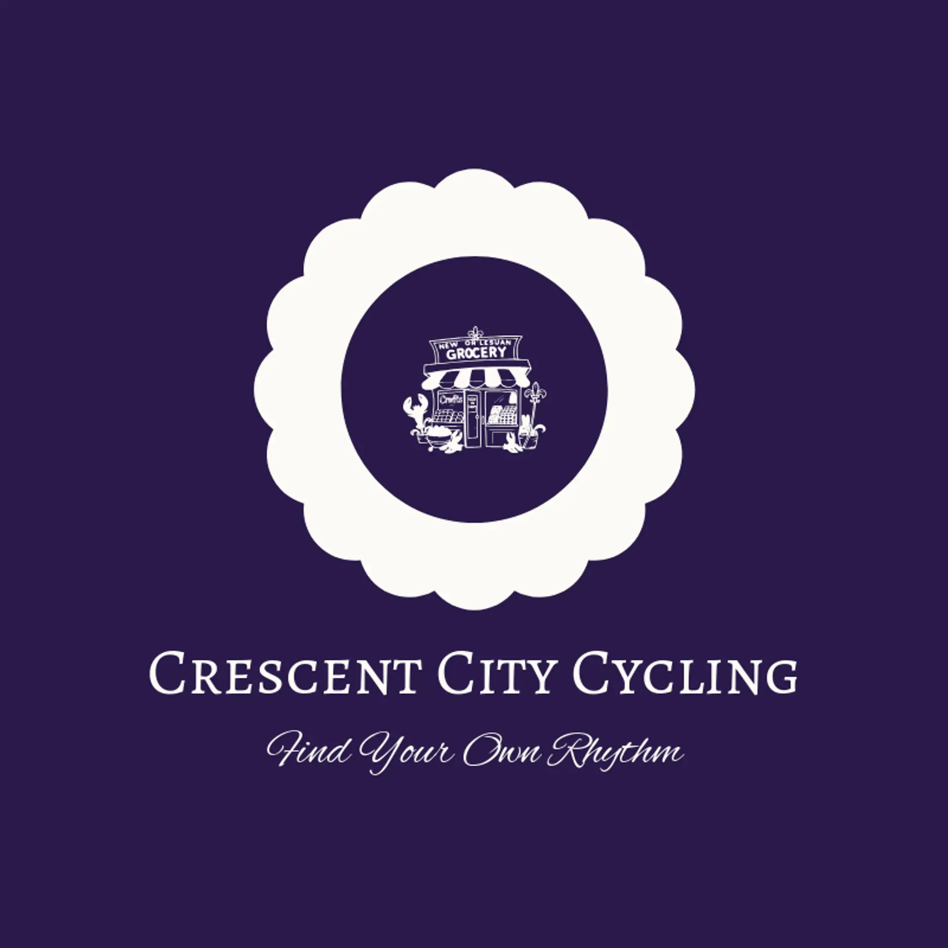 Crescent City Cycling logo for new orleans