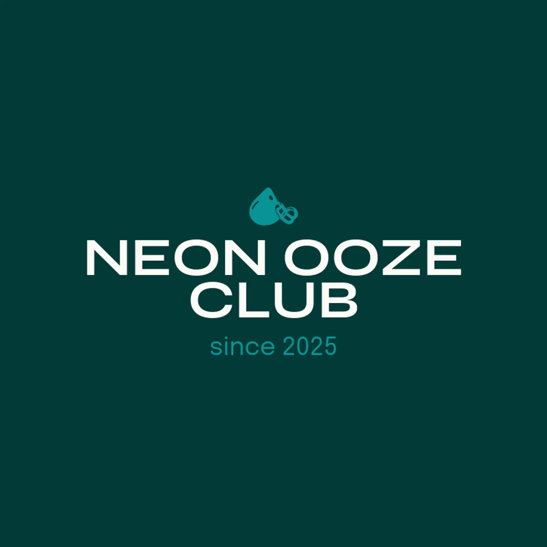 Neon Ooze Club logo for zombie