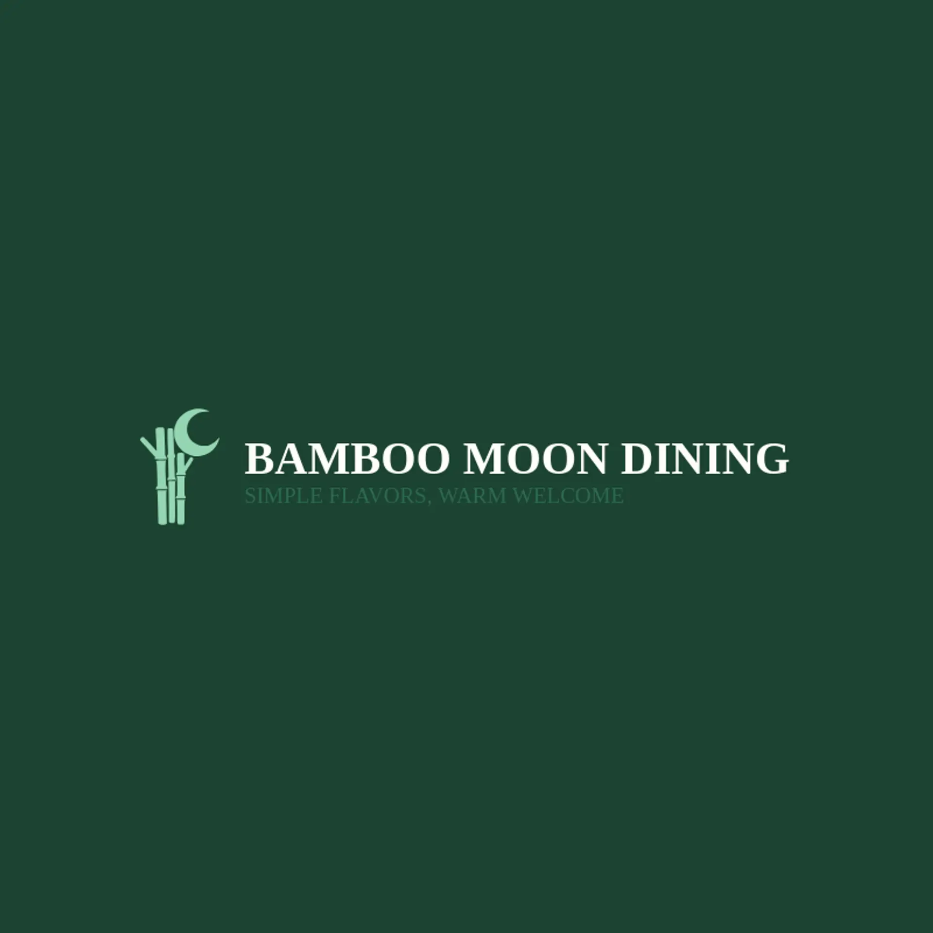 Bamboo Moon Dining logo for chinese food