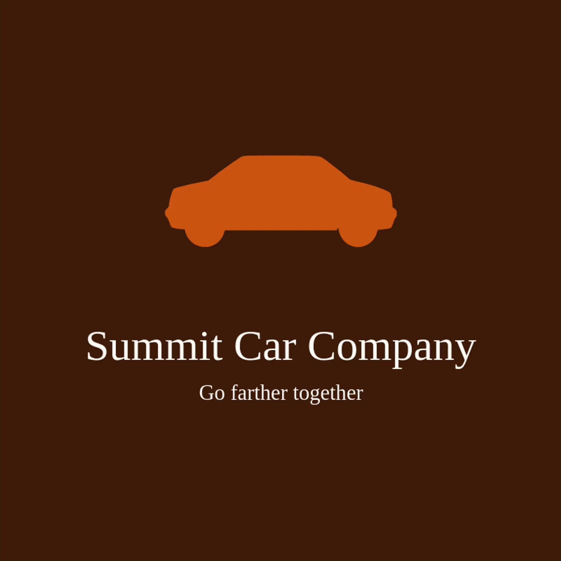 Summit Car Company logo for automobile