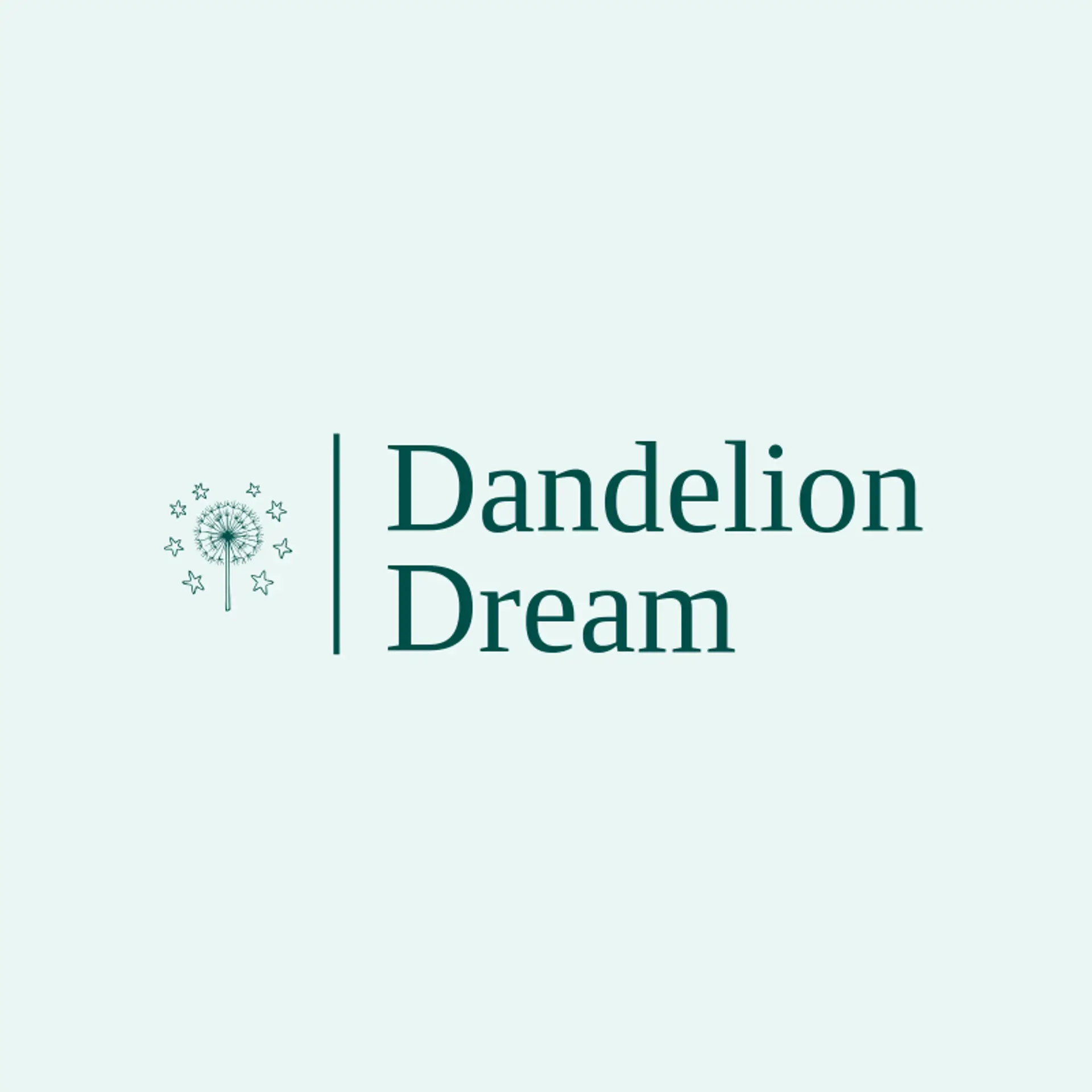 Dandelion Dream logo for hippie