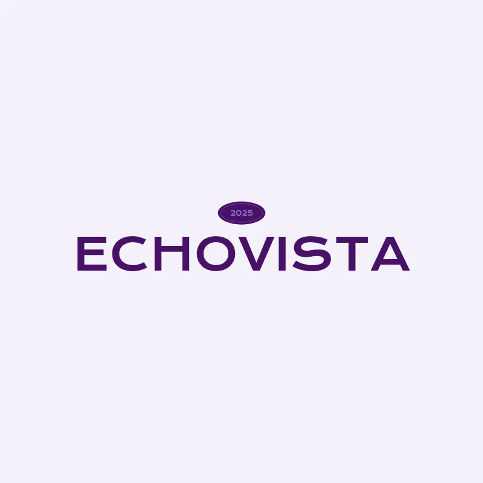 EchoVista logo for music artist