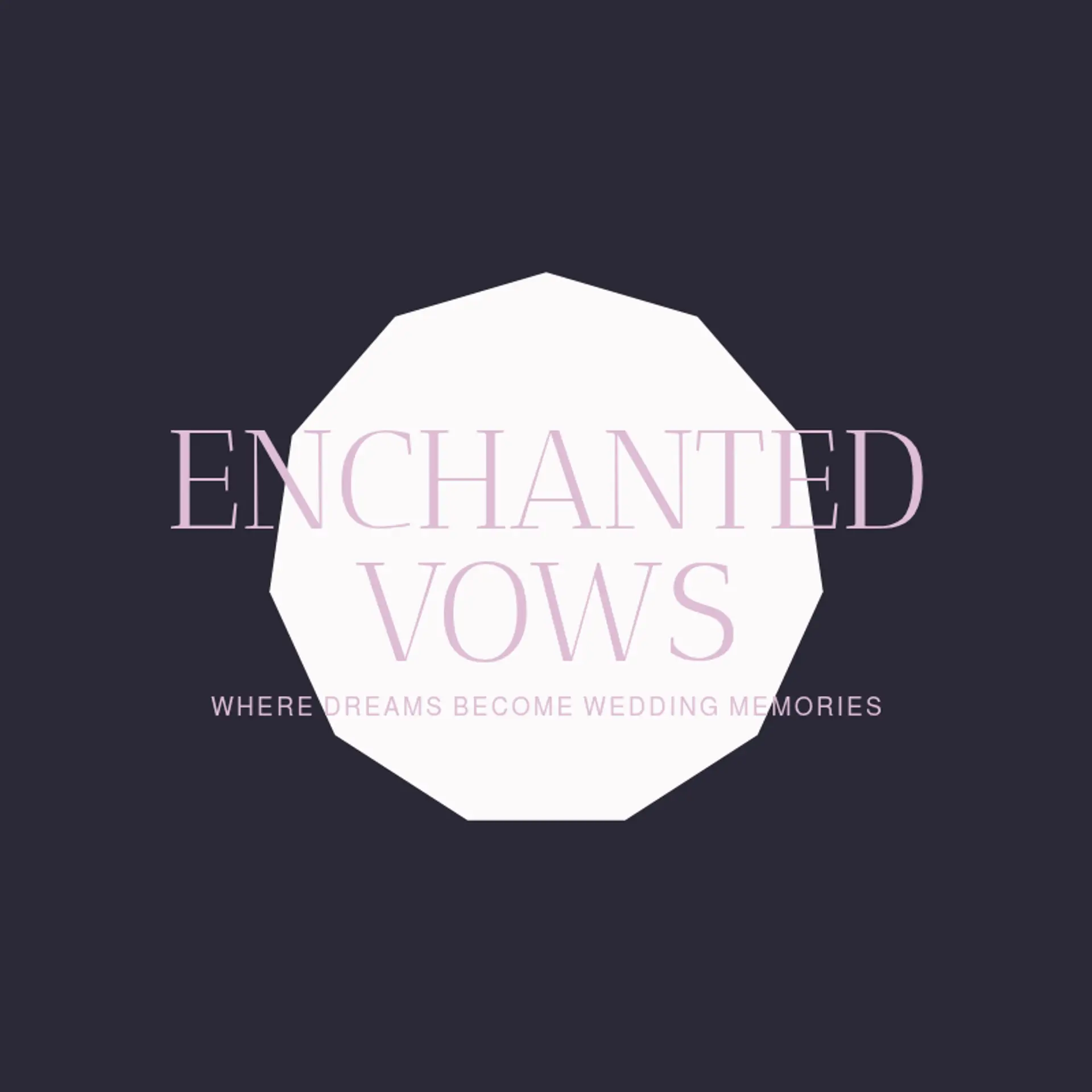 Celestial Vows logo for wedding service