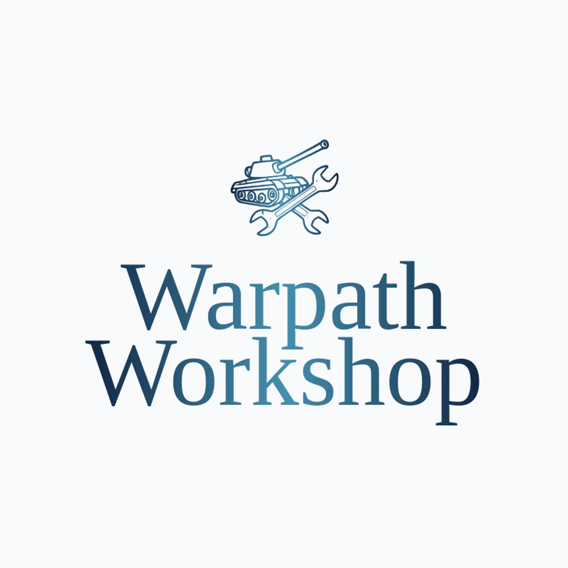 Warpath Workshop logo for tank