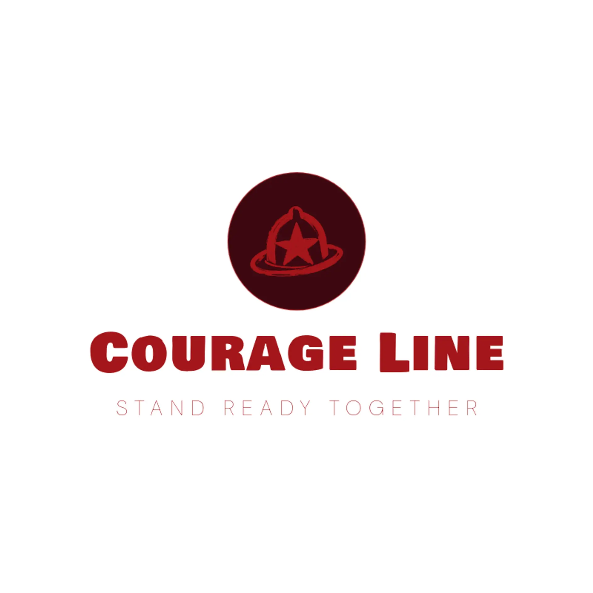 Courage Line logo for firefighter