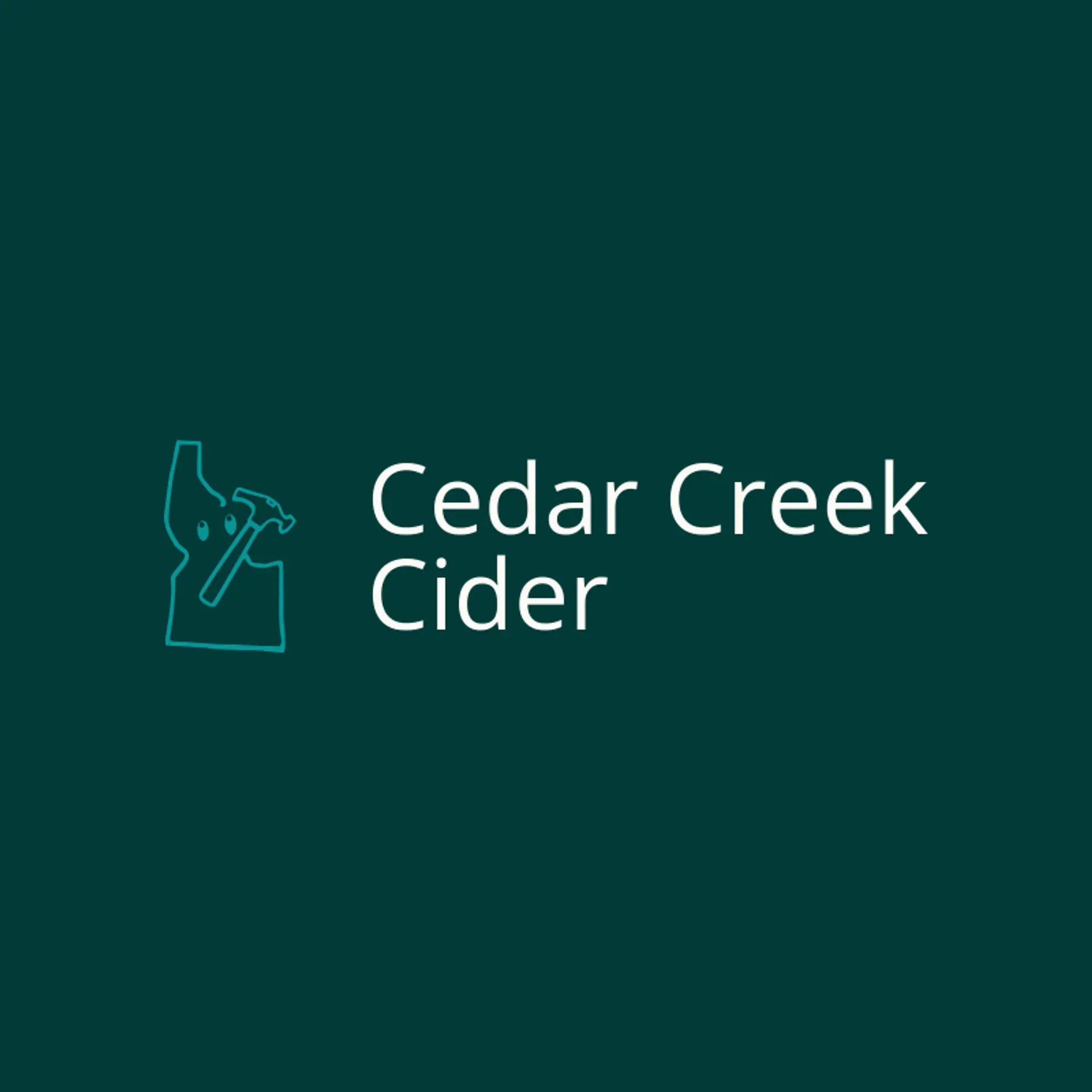 Cedar Creek Cider logo for idaho