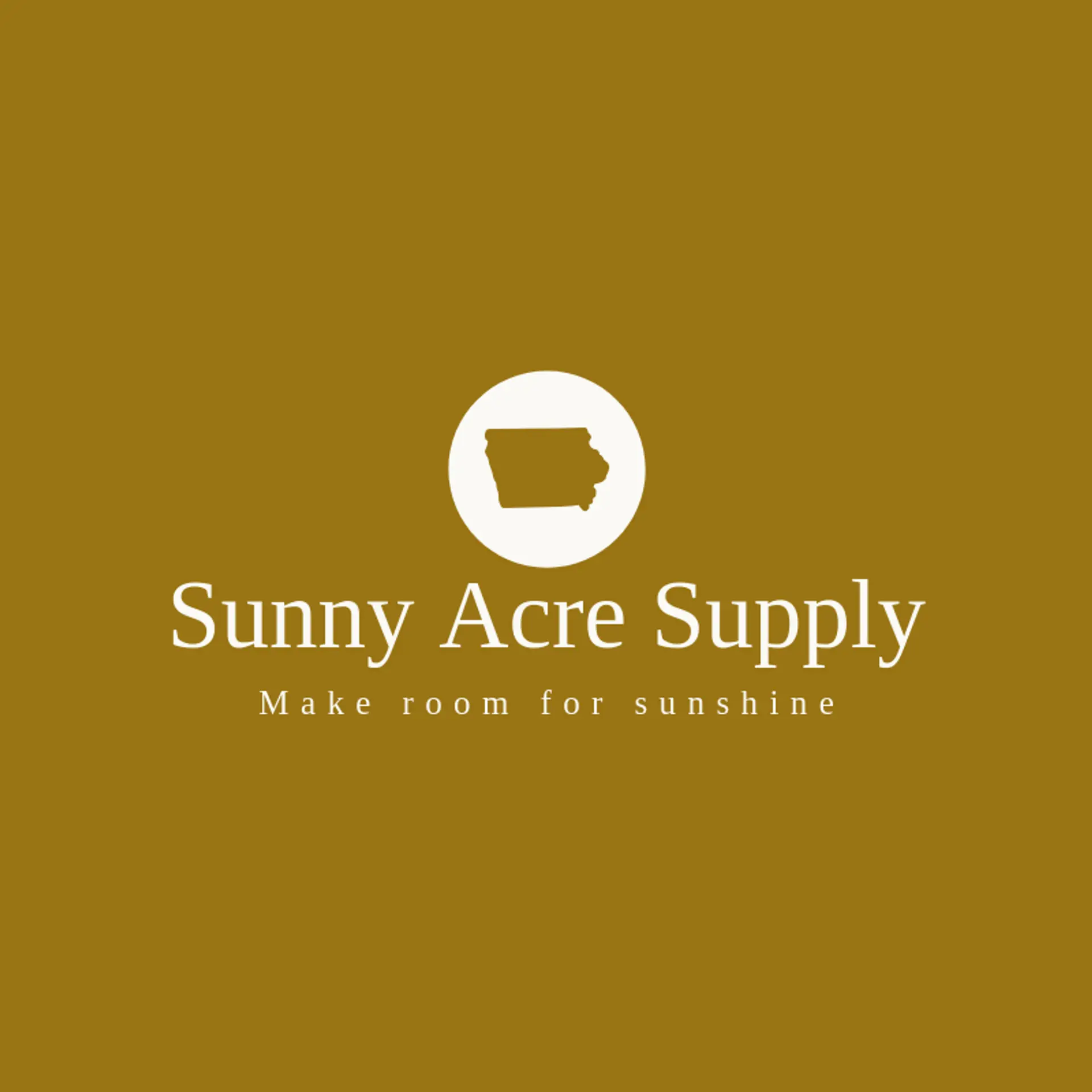 Sunny Acre Supply logo for iowa