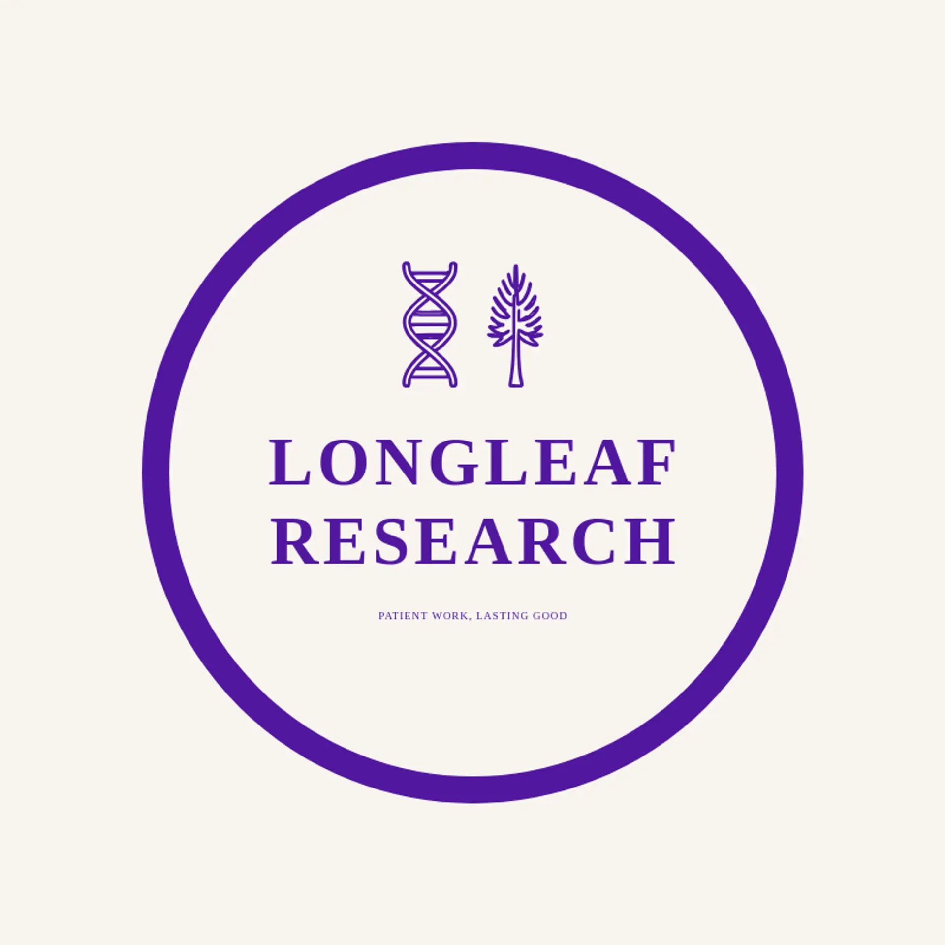 Longleaf Research logo for biotechnology