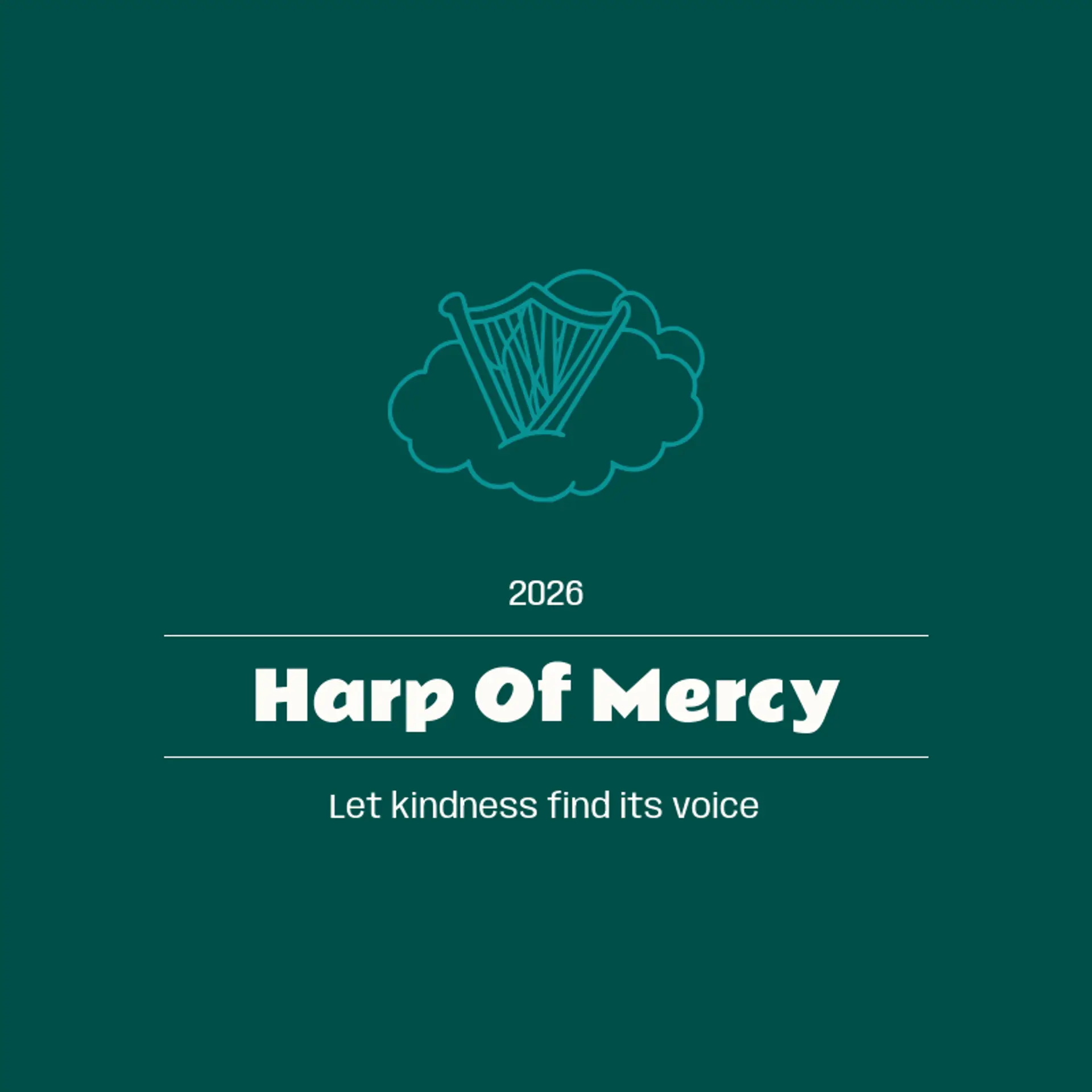 Harp of Mercy logo for angel