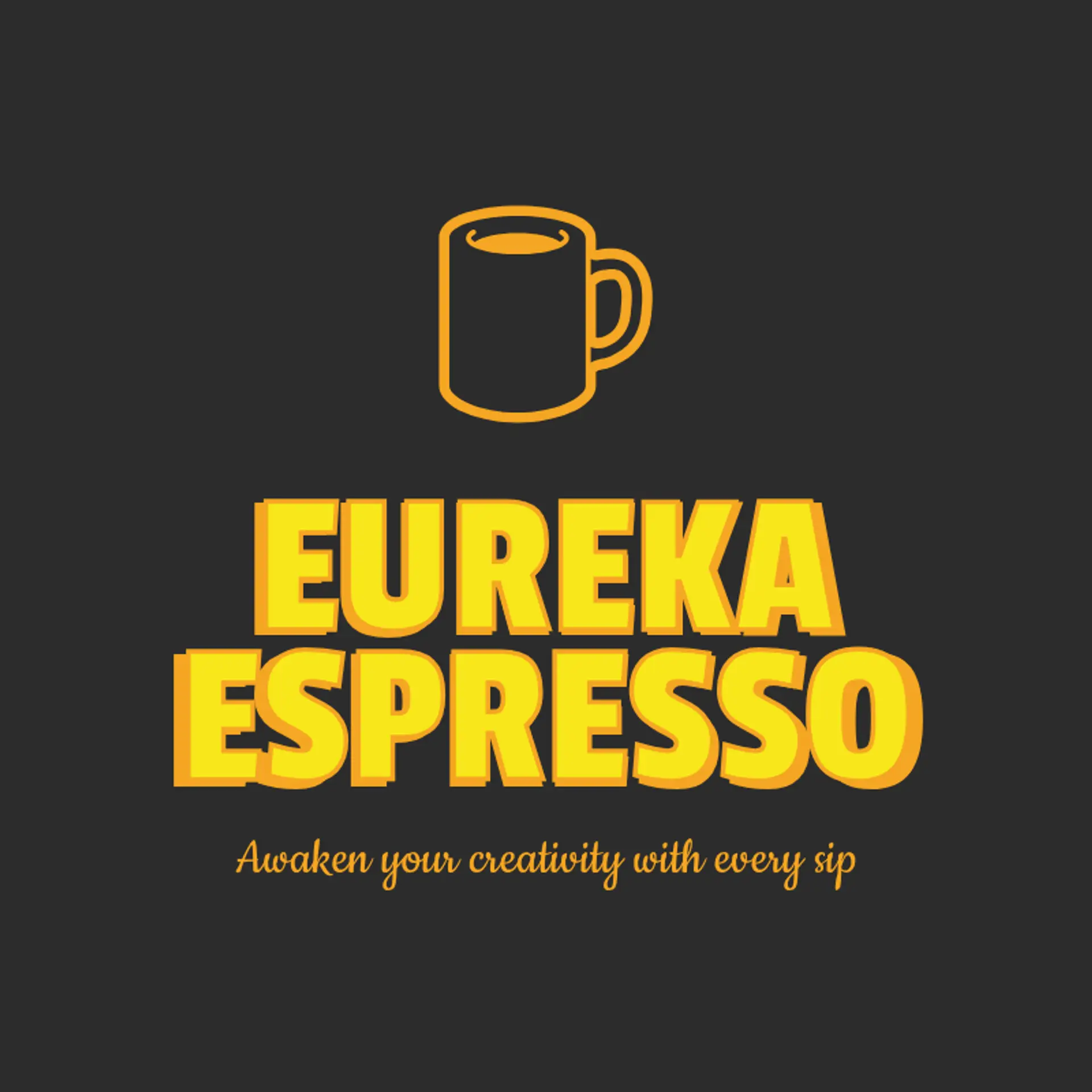 Eureka Espresso logo for creative cafe