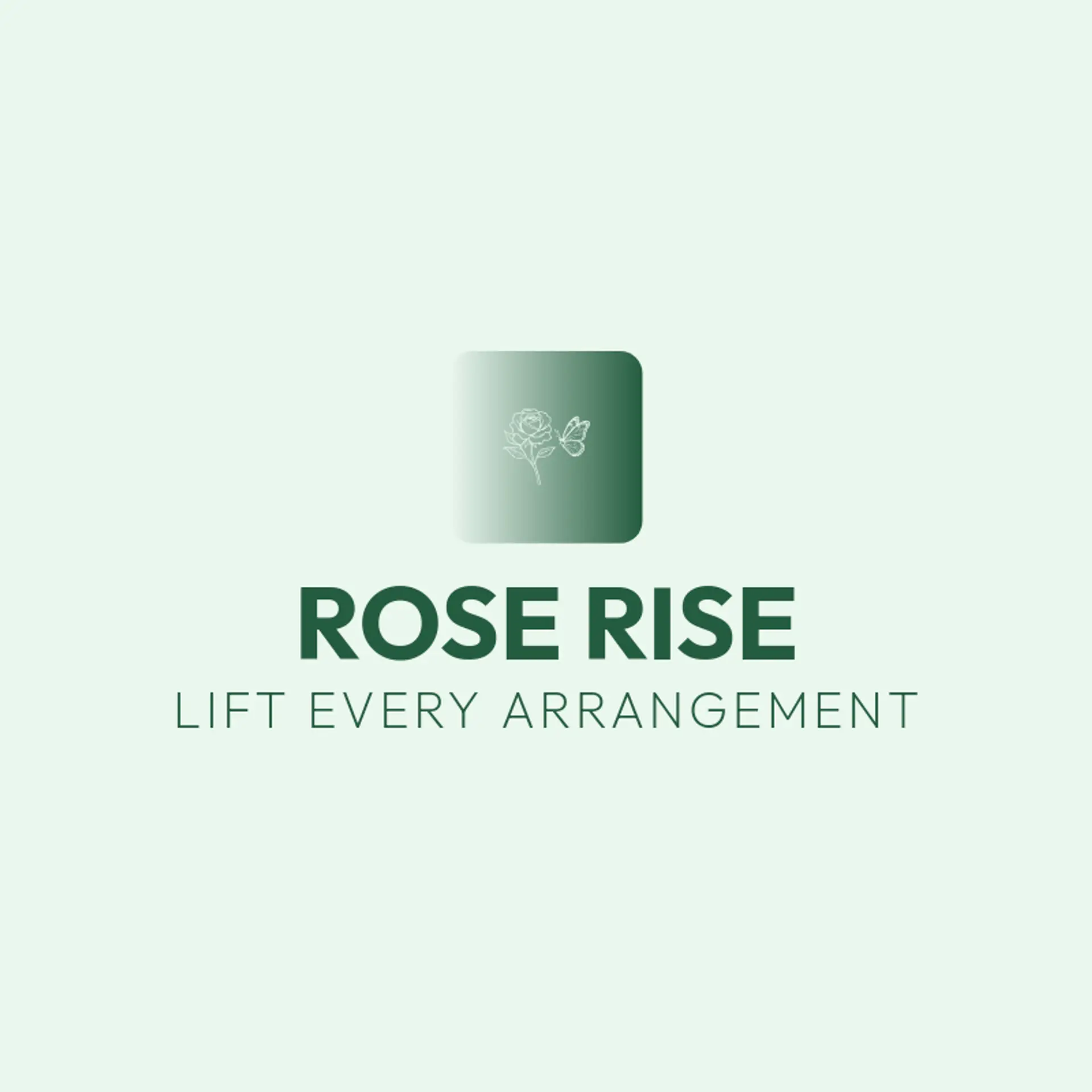Rose Rise logo for flower