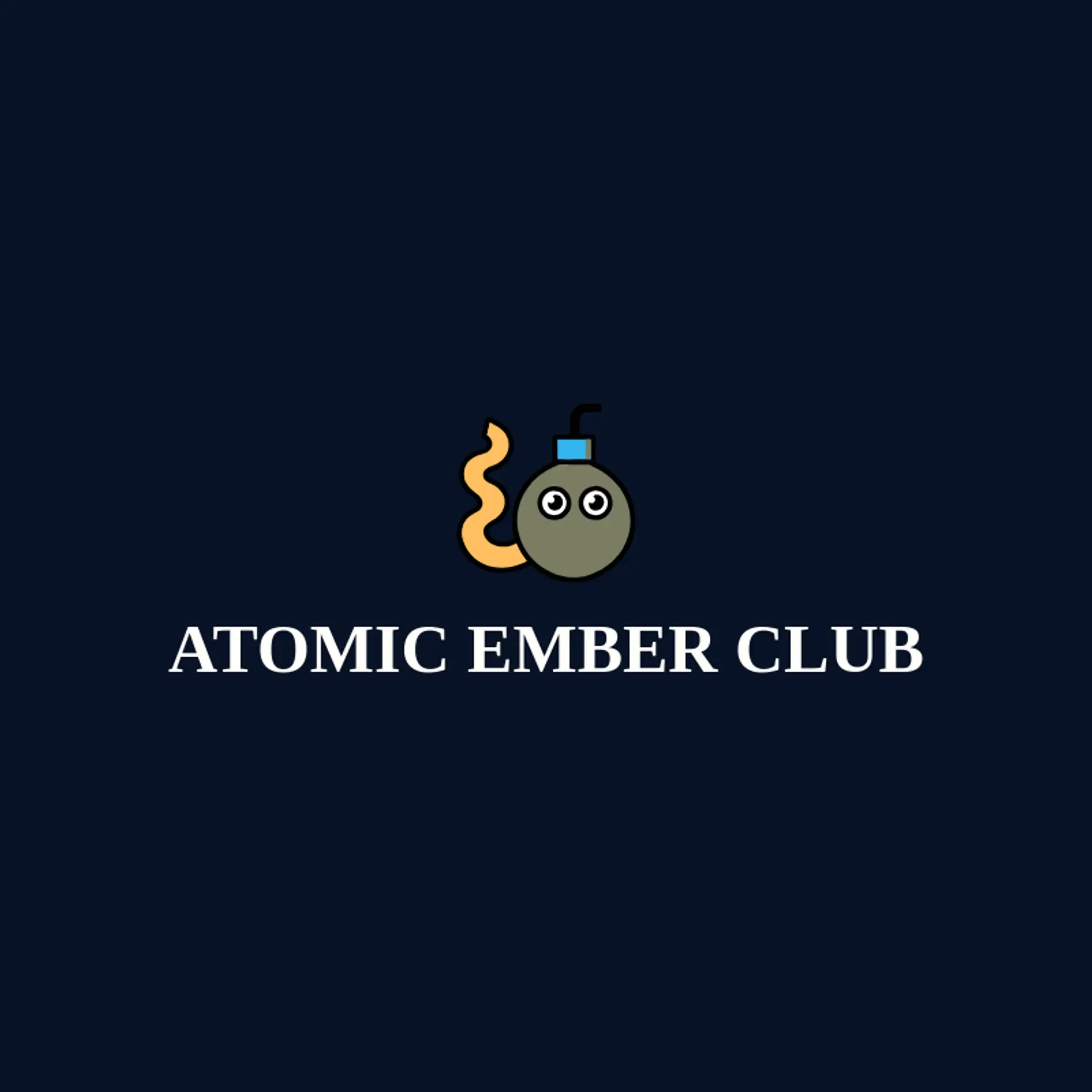 Atomic Ember Club logo for bomb