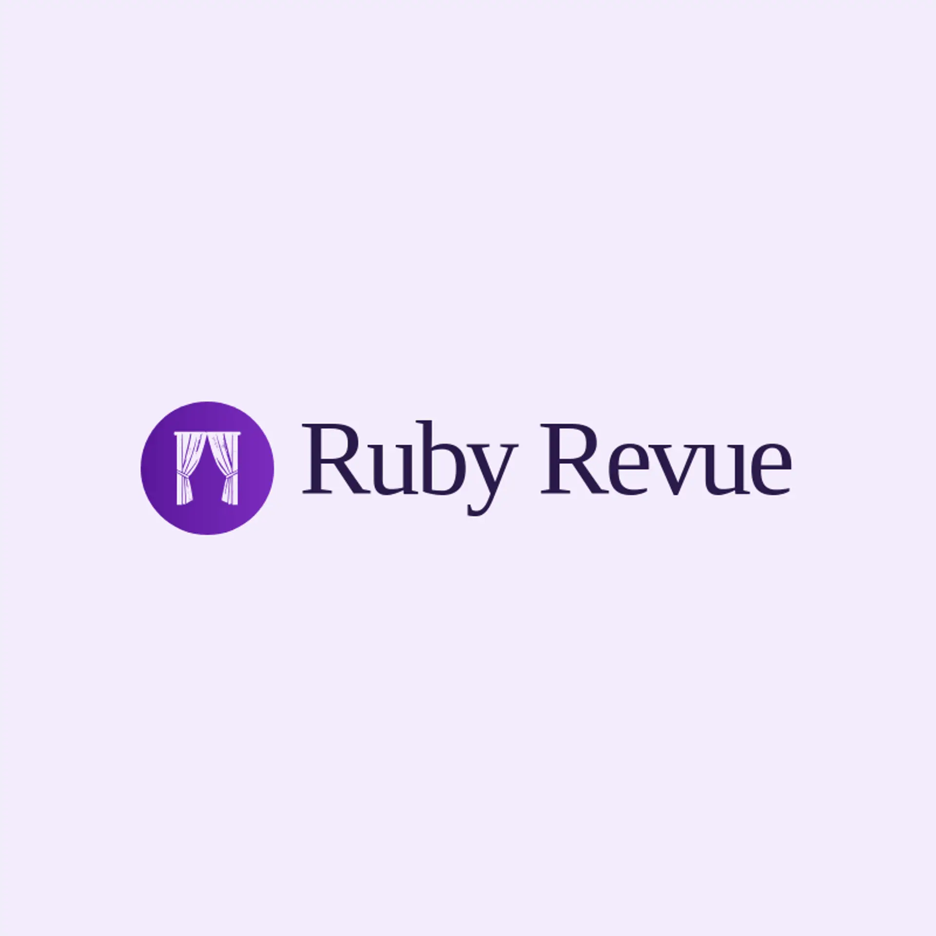 Ruby Revue logo for art deco