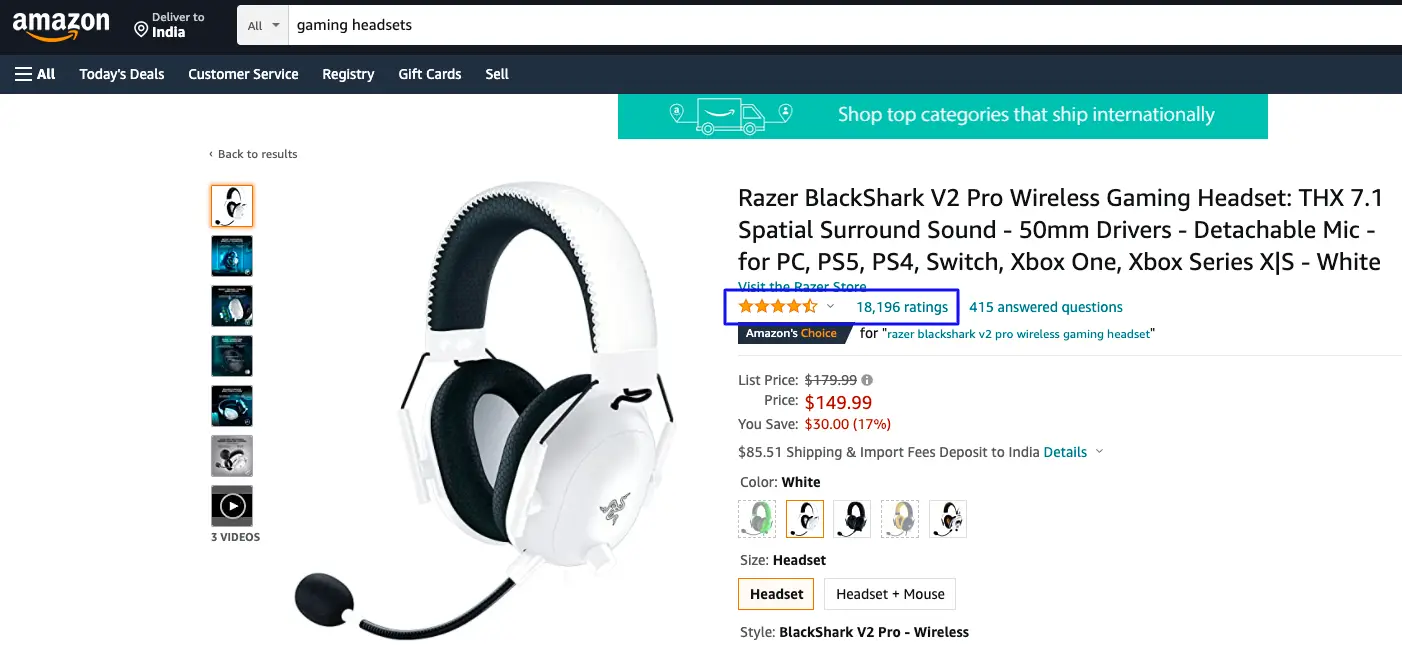 Amazon Customer Testimonials