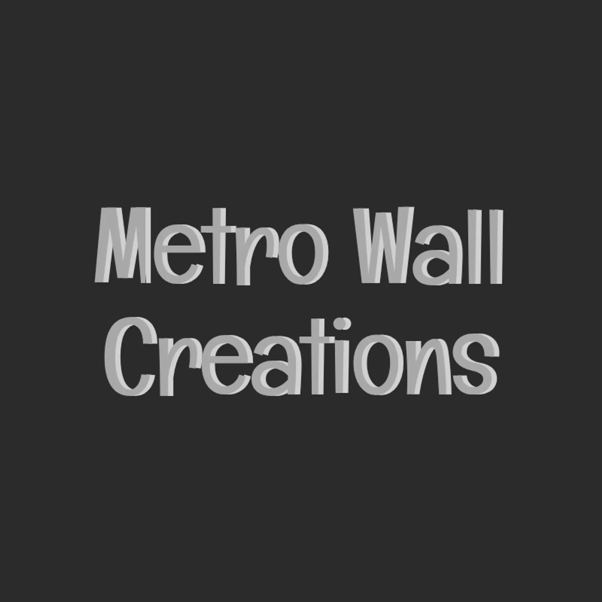 Metro Wall Creations logo for construction dry wall