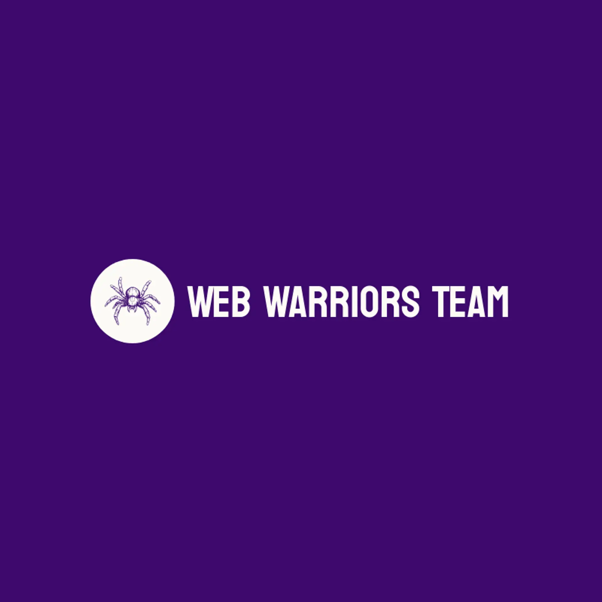 Web Warriors Team logo for spider