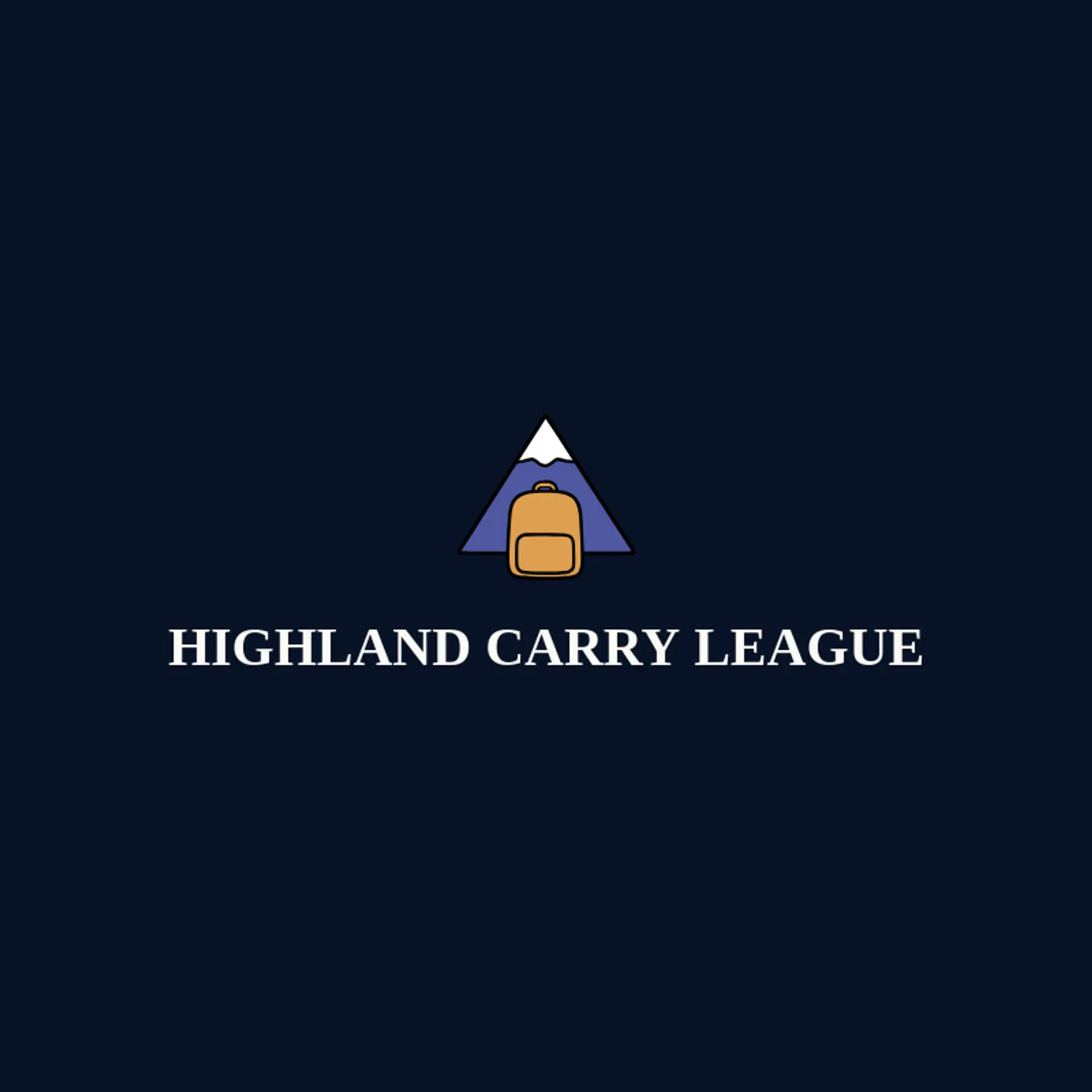 Highland Carry League logo for backpack