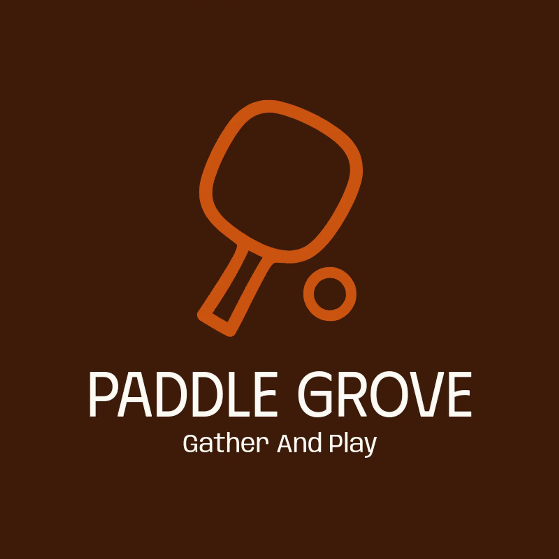 Paddle Grove logo for pickleball