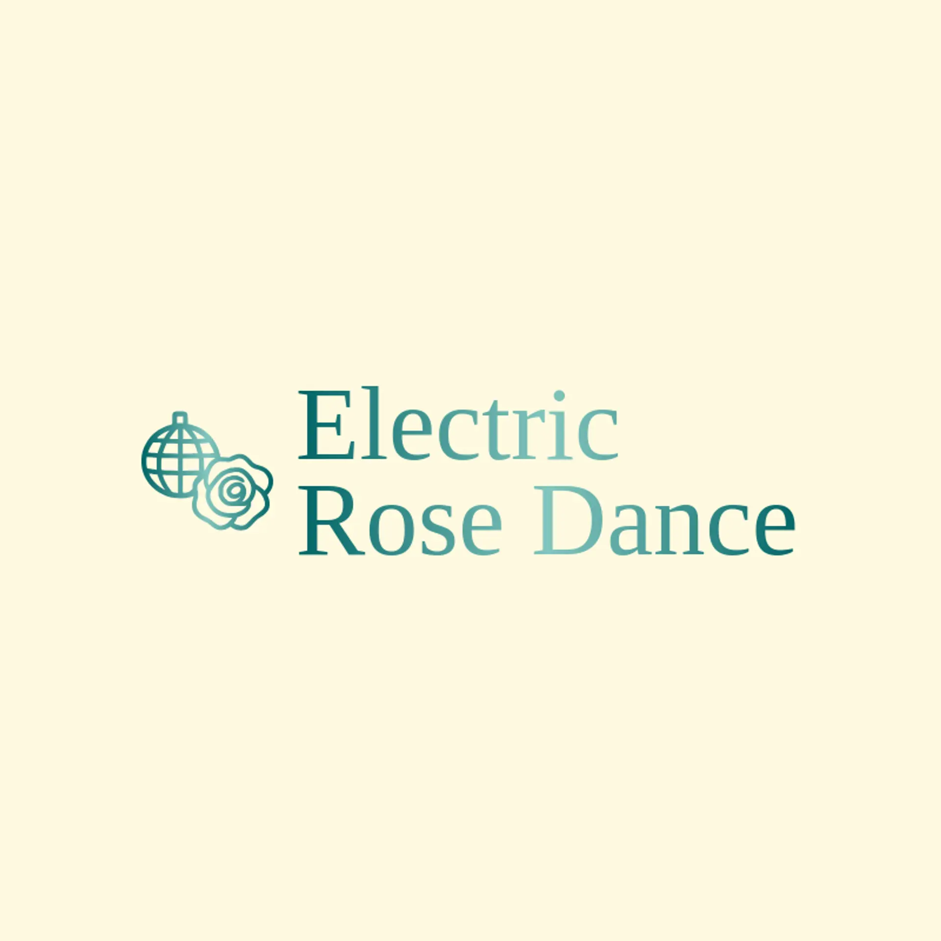 Electric Rose Dance logo for disco