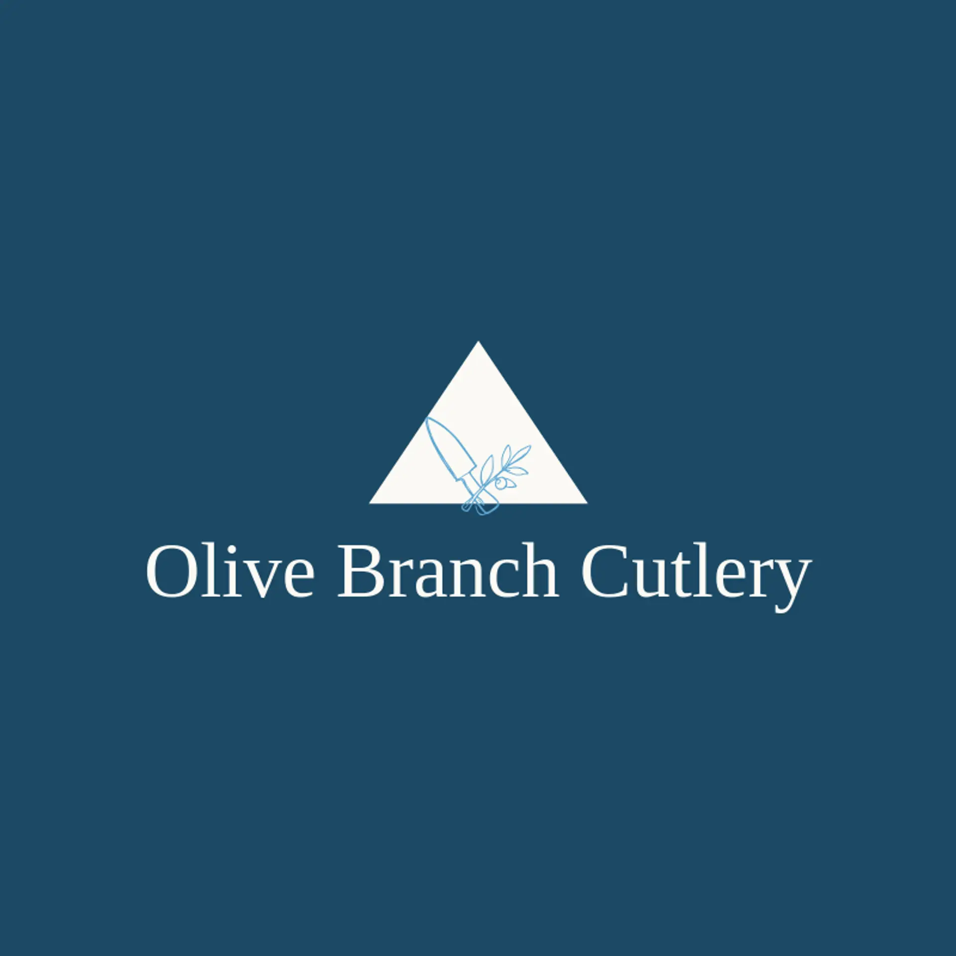 Olive Branch Cutlery logo for knife