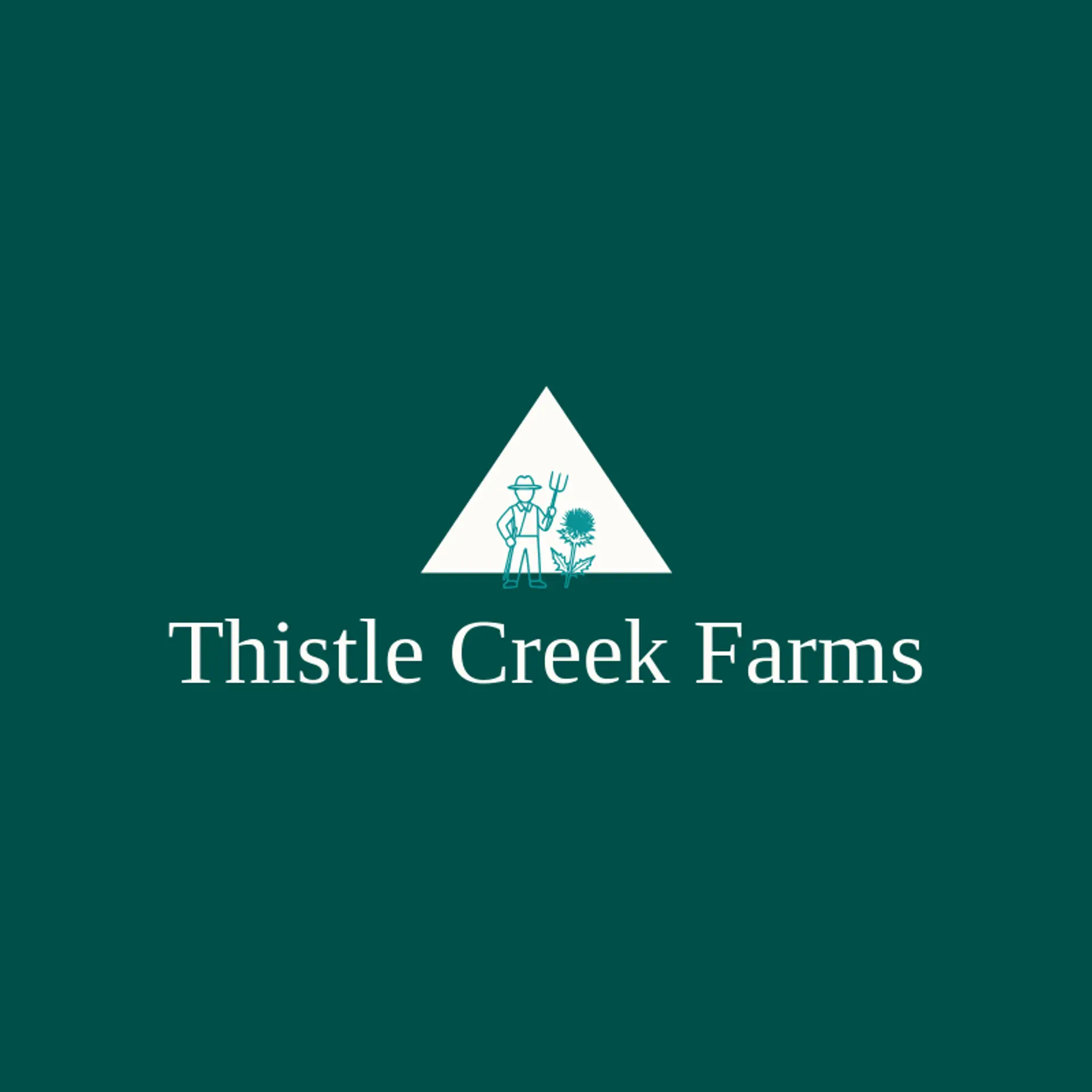 Thistle Creek Farms logo for farmer