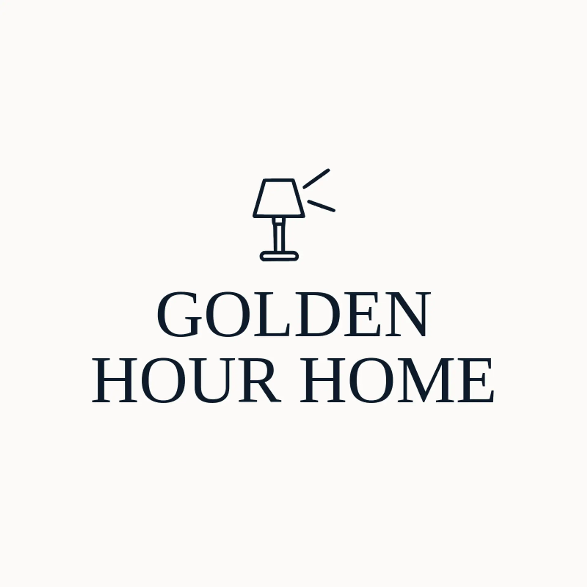 Golden Hour Home logo for lamp