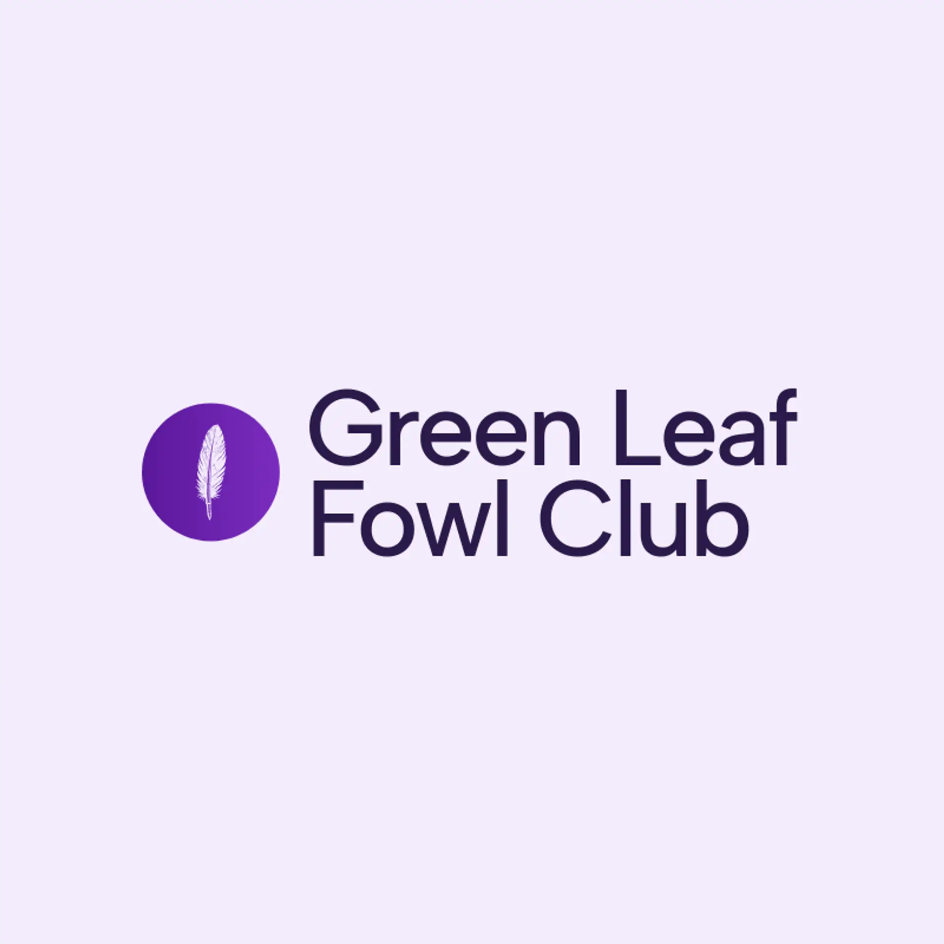 Green Leaf Fowl Club logo for gamefowl